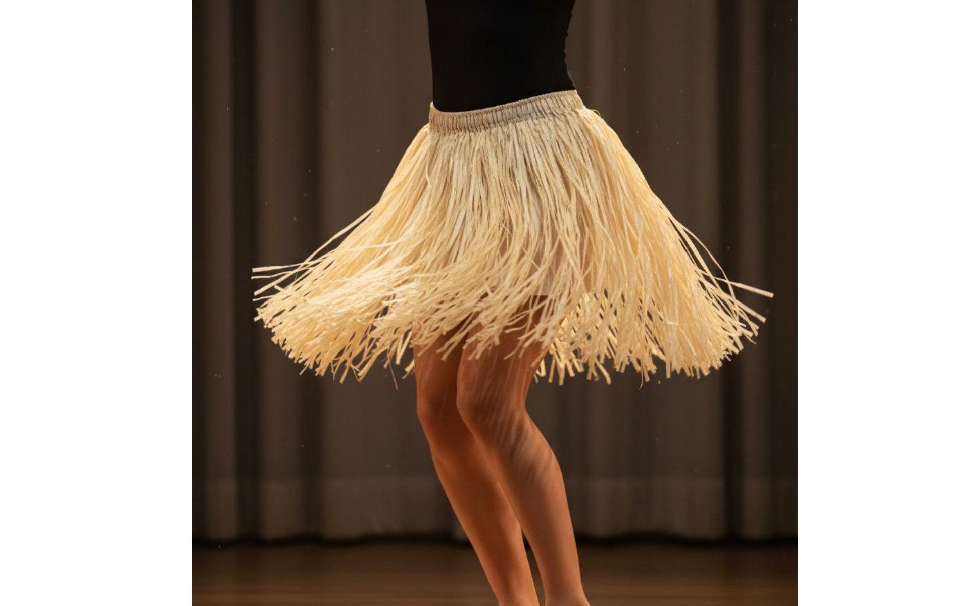 Tropical-Tanzrock tropischer Look Hawaiirock elastischer Bund für Tänzer