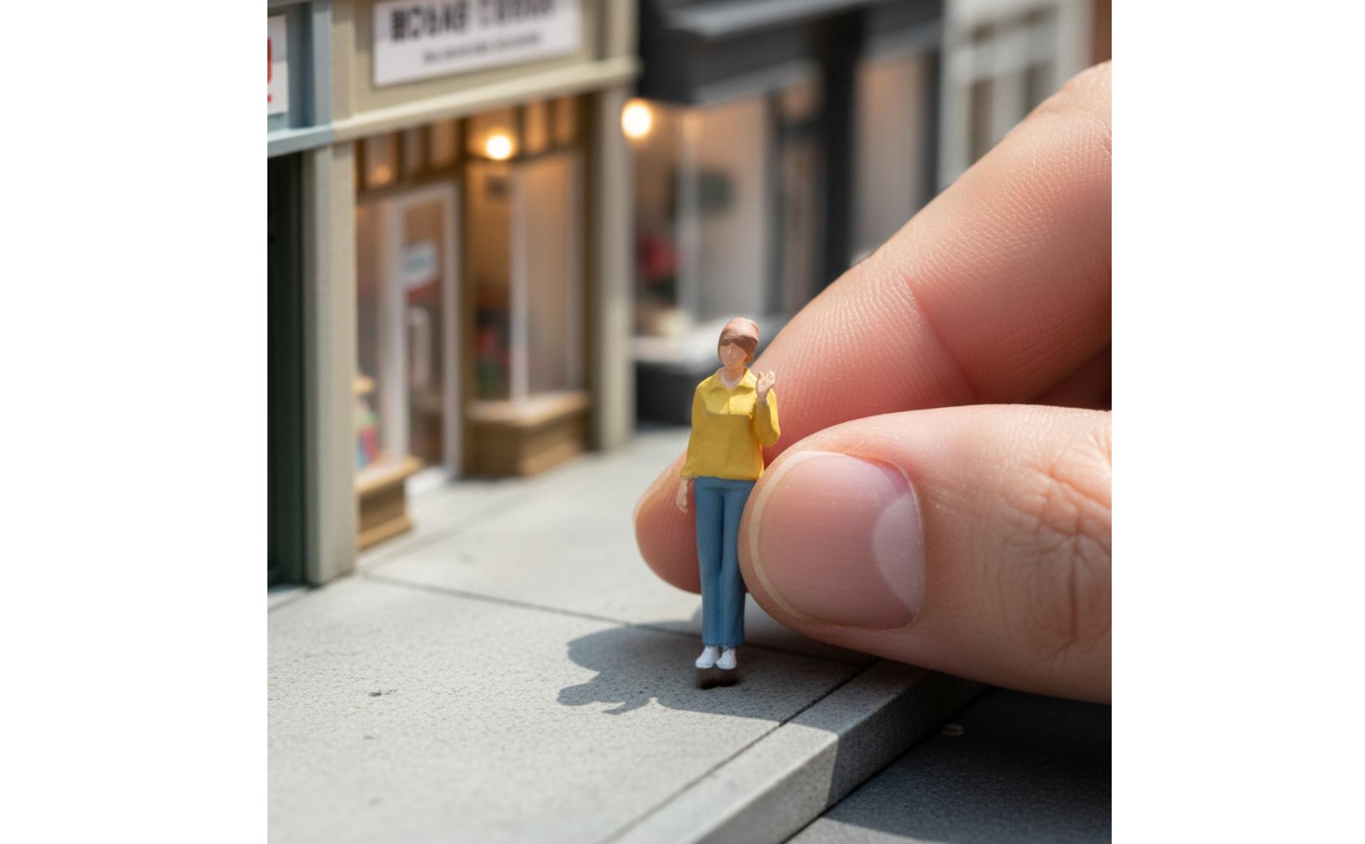 Personnage Miniature Scene 1/64 Décoration DIY Figurine Fille Échelle 1/64