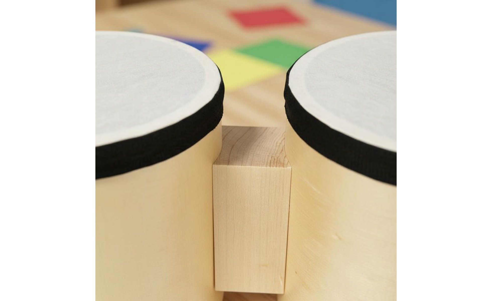 Bongo Drum Set Early Education Tool Percussion Instrument Easy to Learn