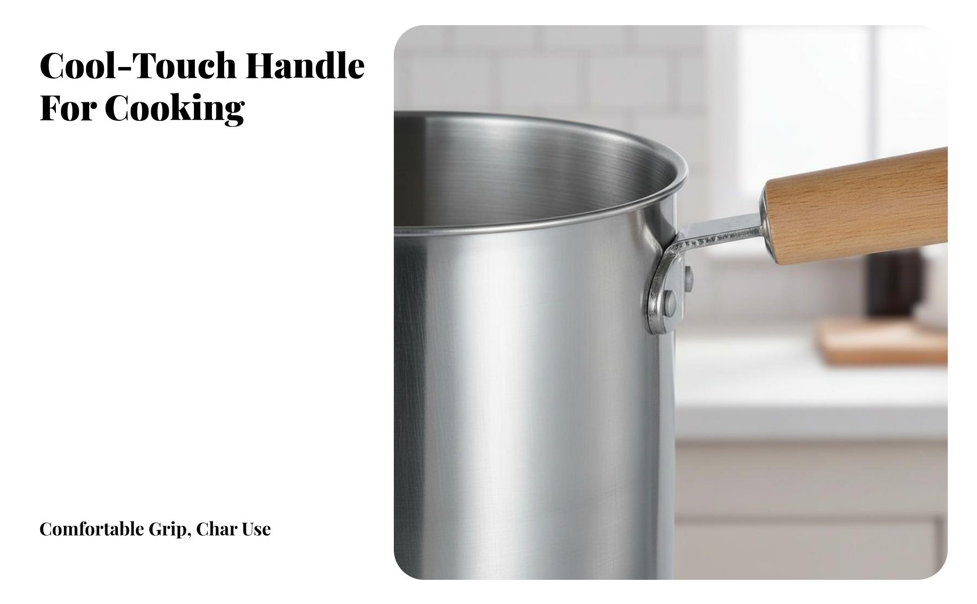 Deep Fryer Pot with Basket Multi-Purpose Stainless Steel Fryer Pot Easy to Clean