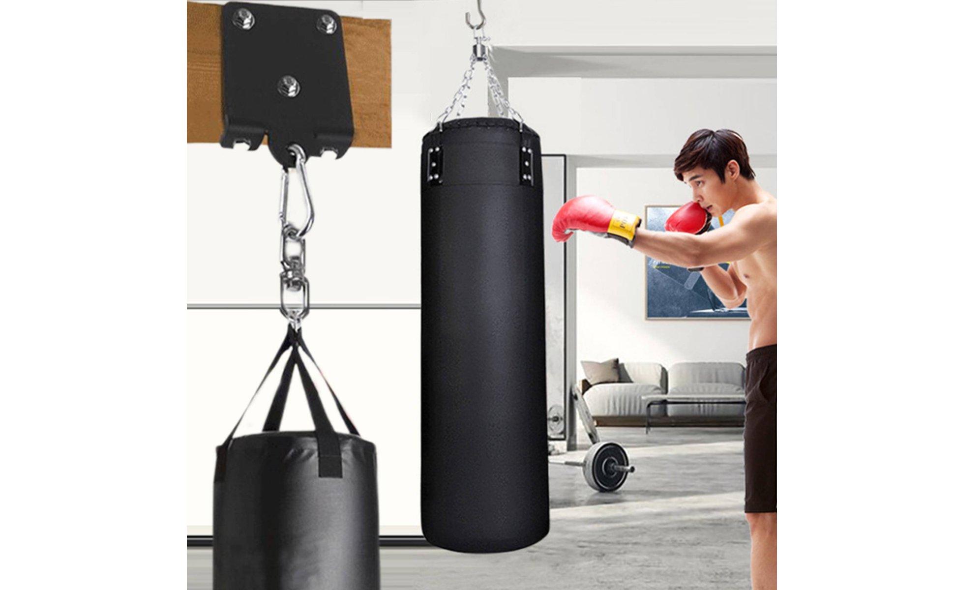 Striking Bag Hanger Heavy Bag Hanger Rustproof for Home Gym