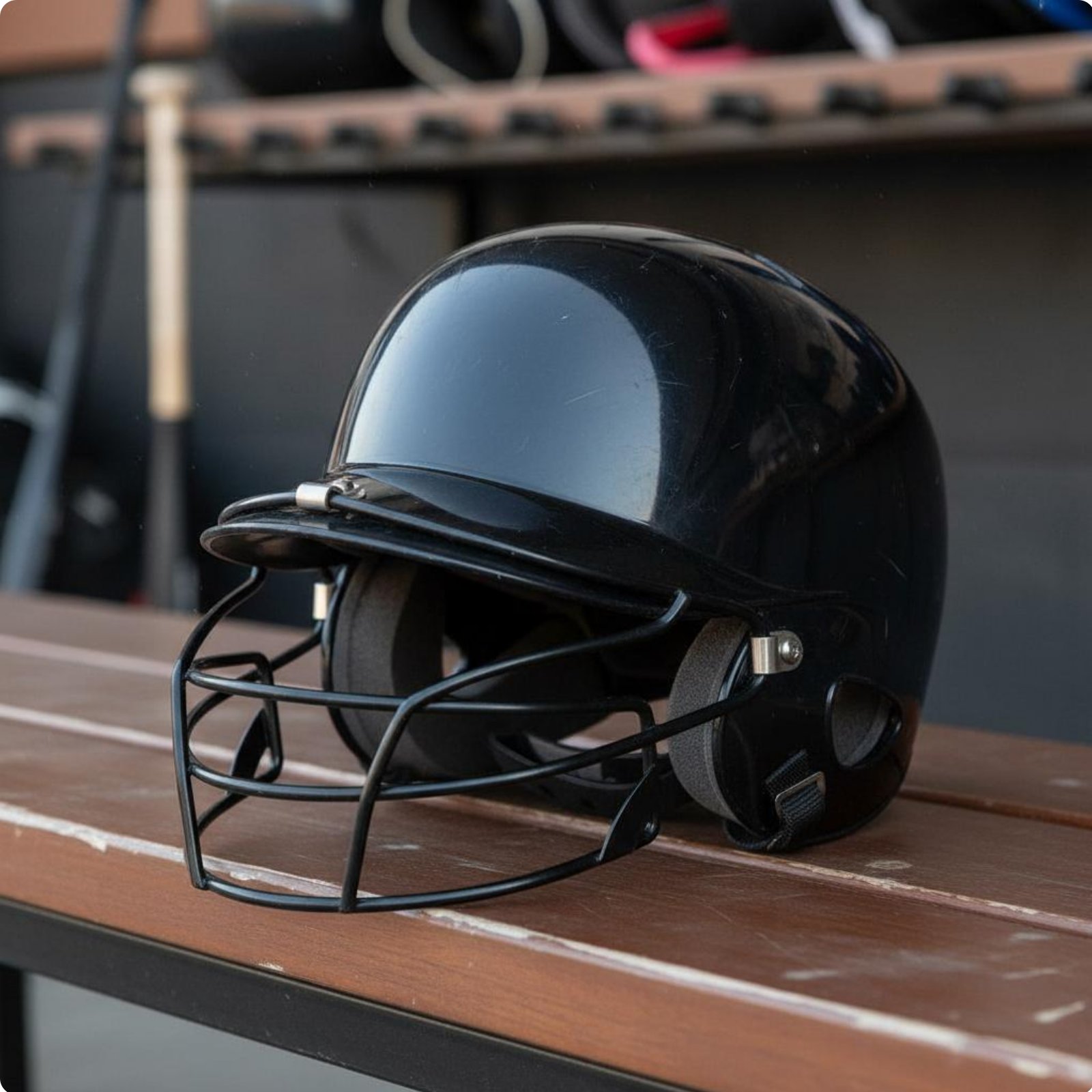 Baseball-Schlaghelm mit Gesichtsgitter hohe Schlagfestigkeit für Jugendliche