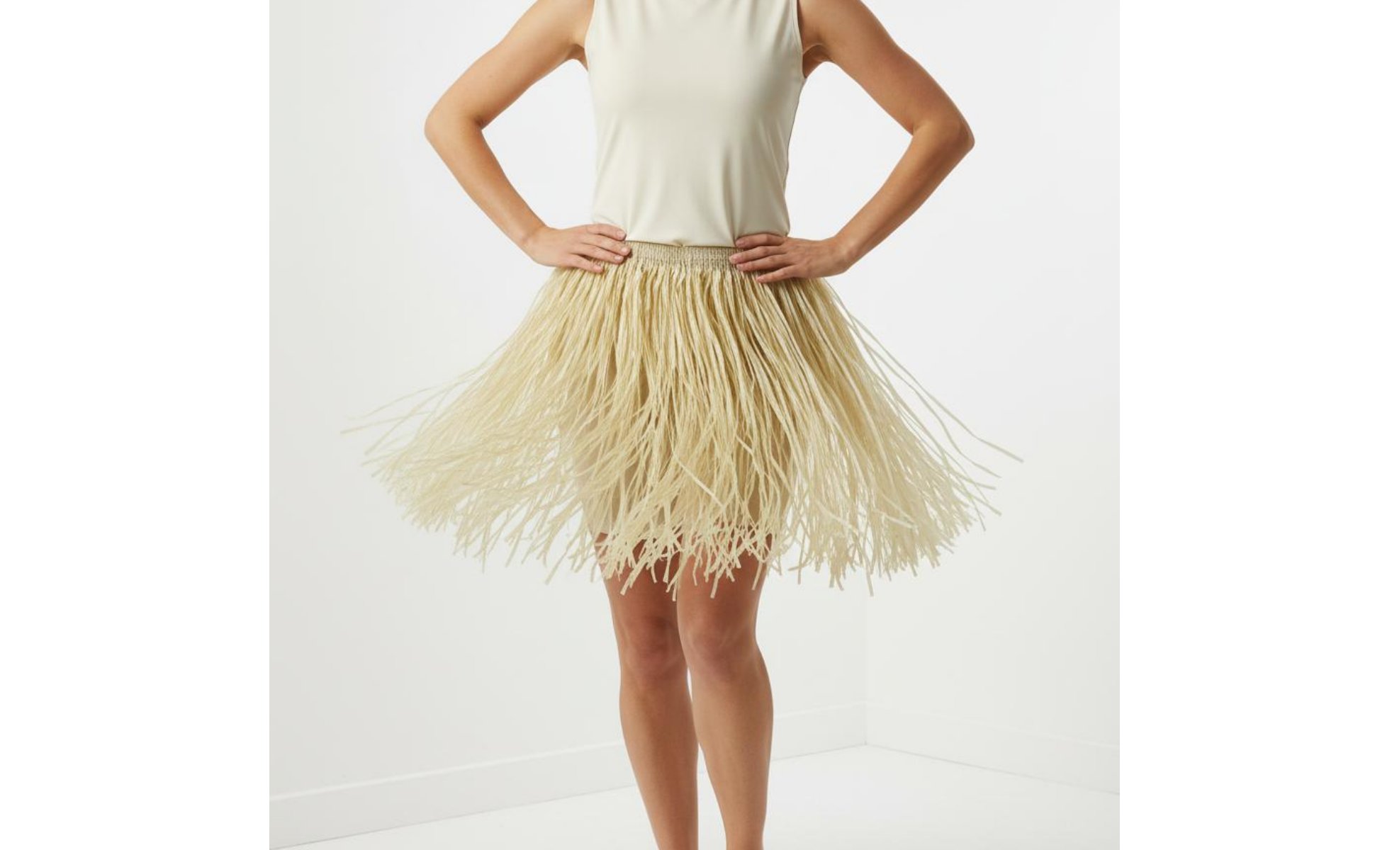 Tropical-Tanzrock tropischer Look Hawaiirock elastischer Bund für Tänzer