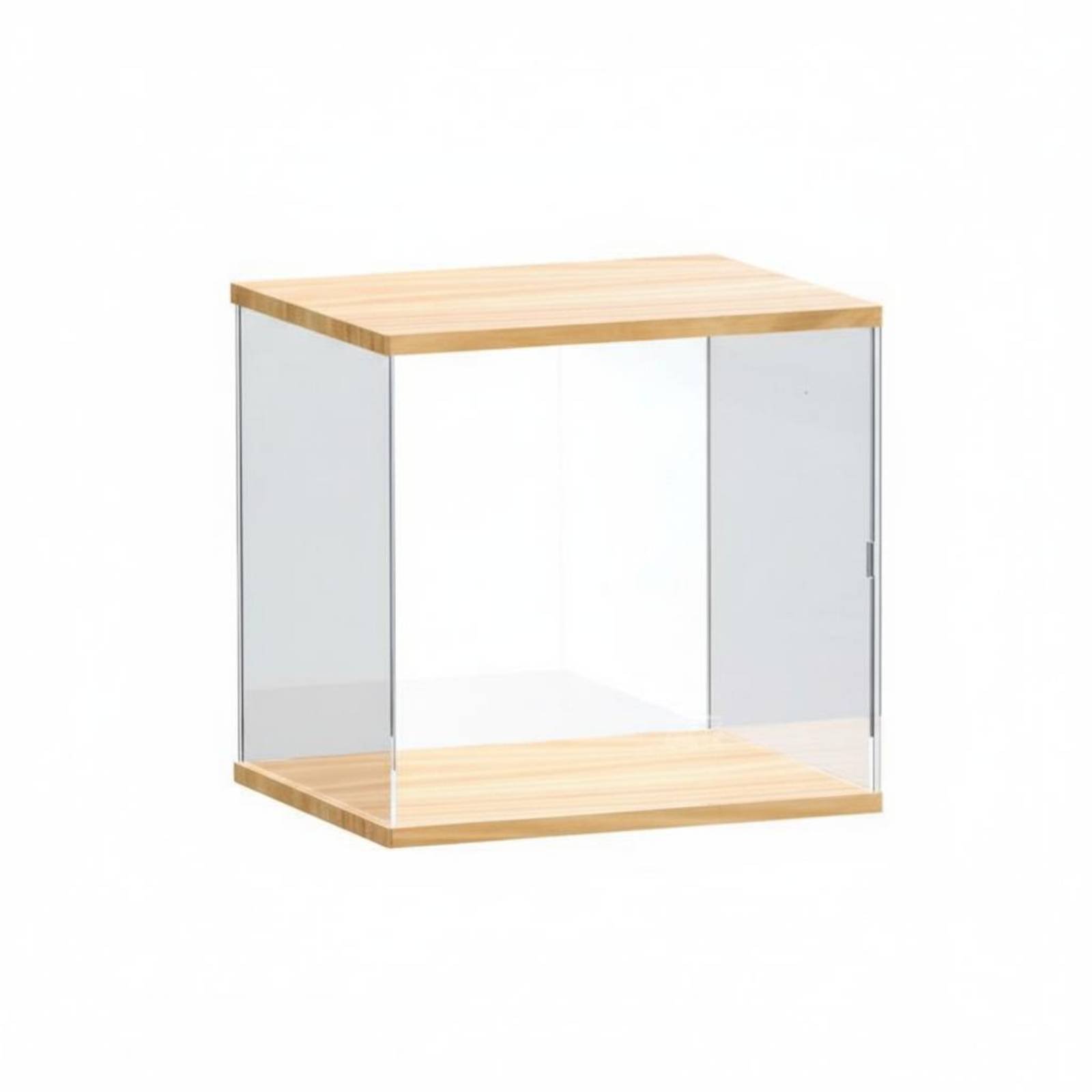 Acrylvitrine Staubdicht Hochtransparent Stapelbar mit Schiebetür für Sammler