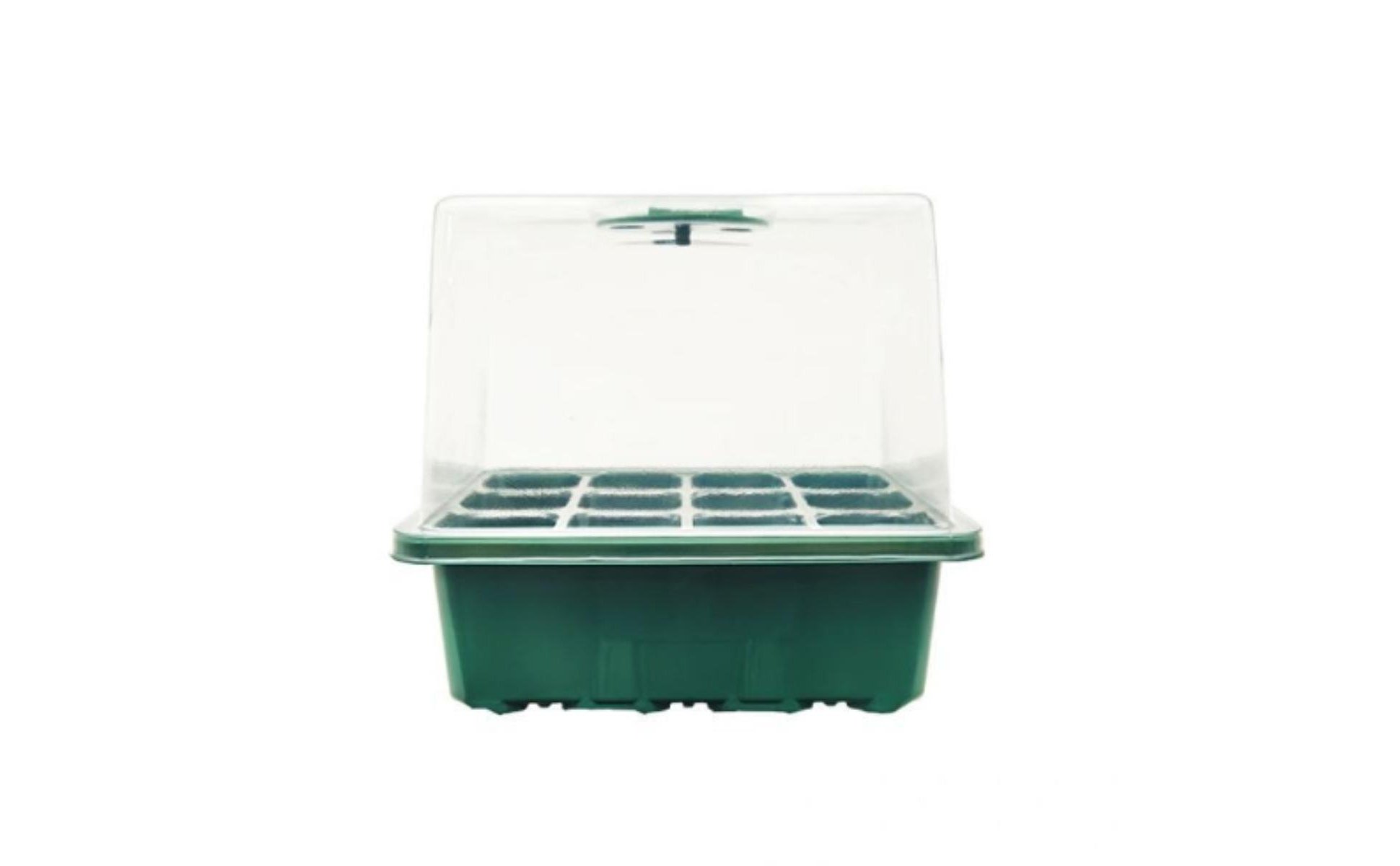 12 Cell Seedling Tray High Clarity Lid 12 Cell Plant Germination Tray