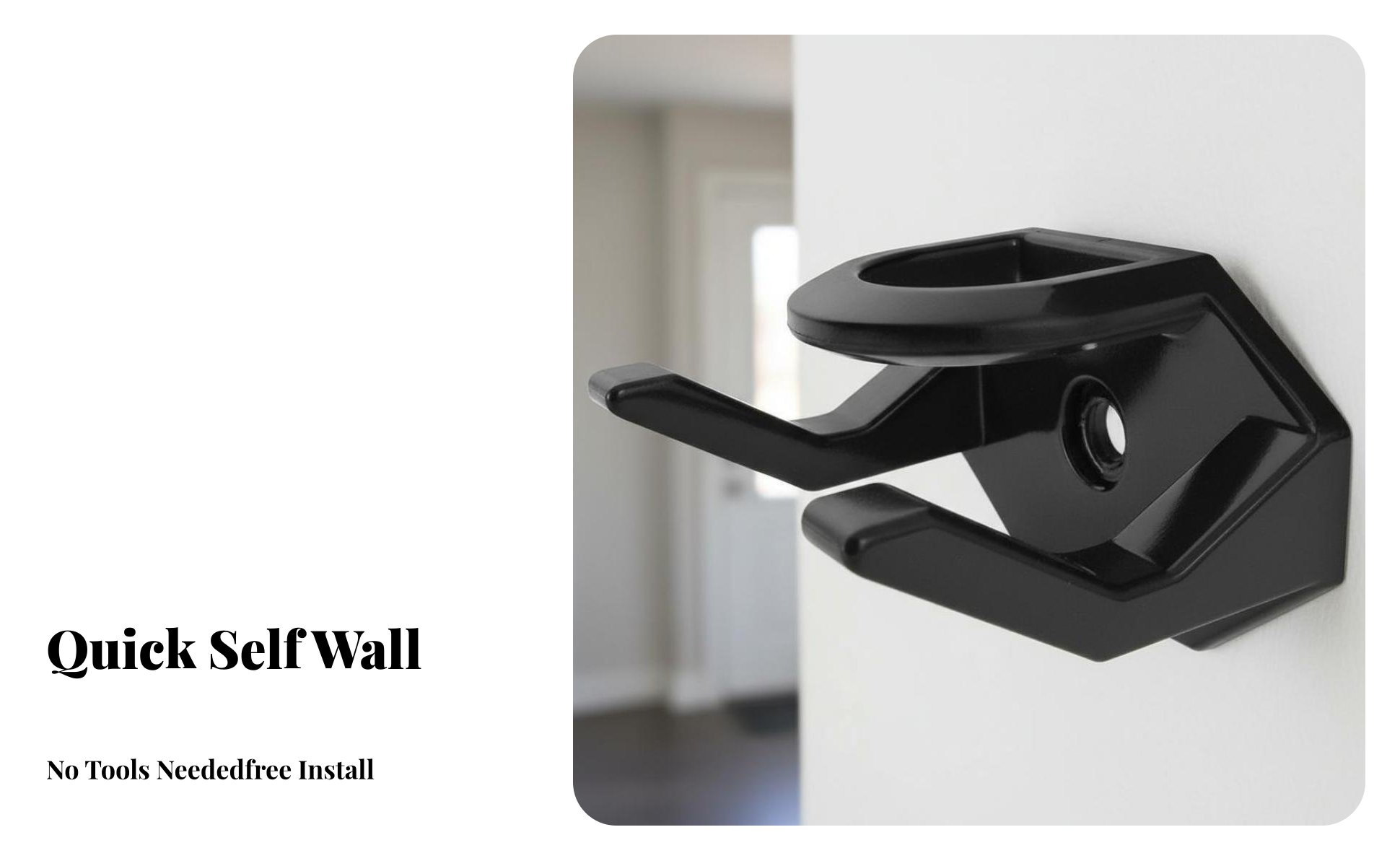8 Pieces Wall Mounted Hat Rack Damage-without Damage Wall Mounted Cap Rack