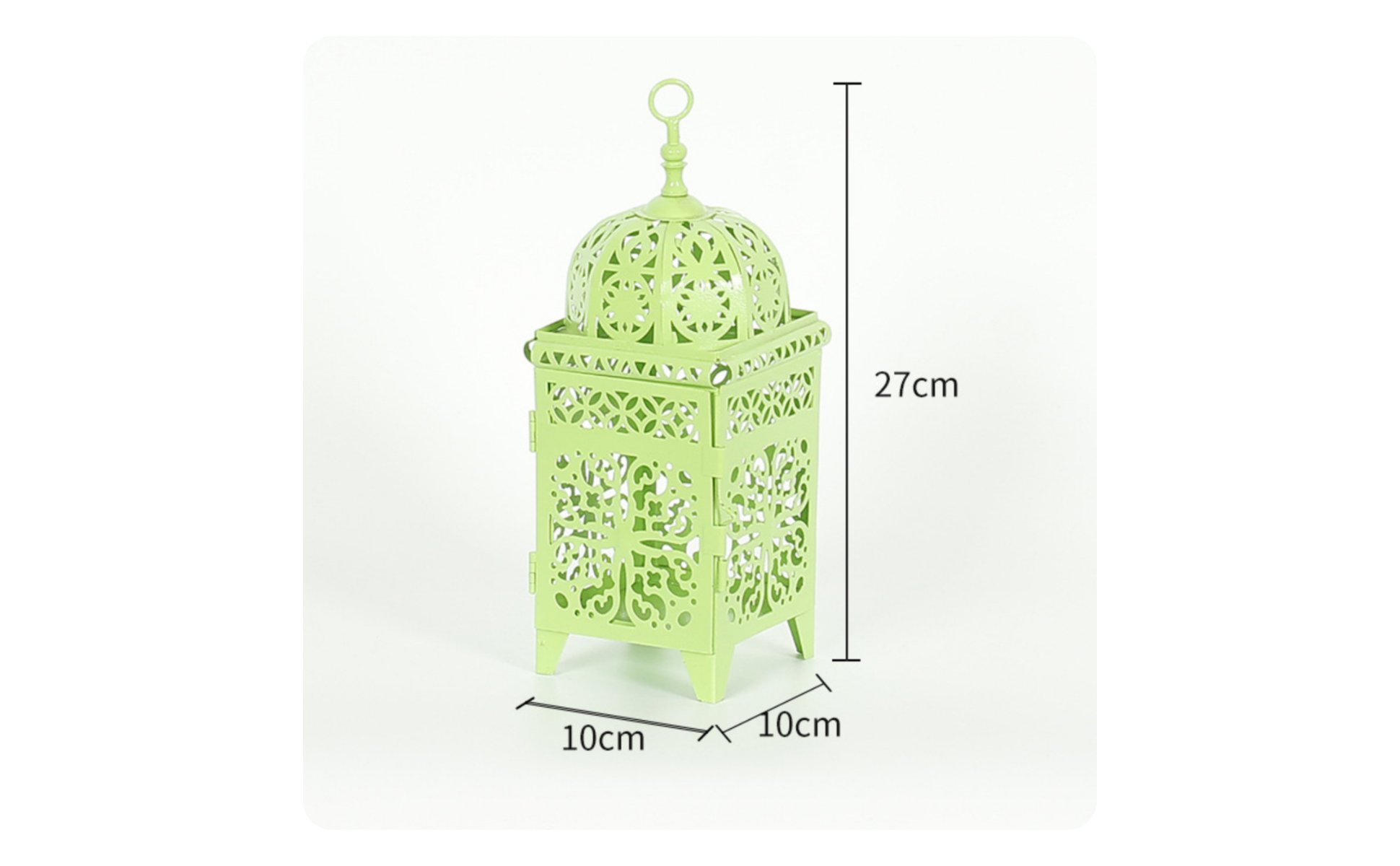 Moroccan Design Lantern Windproof Wrought Iron Candle Lantern Exotic Atmosphere