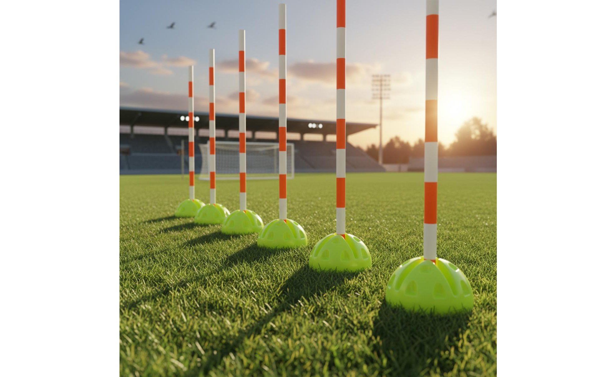 Soccer Flag Stand Portable Water-Fillable Training Base Leak-Proof for Athletes