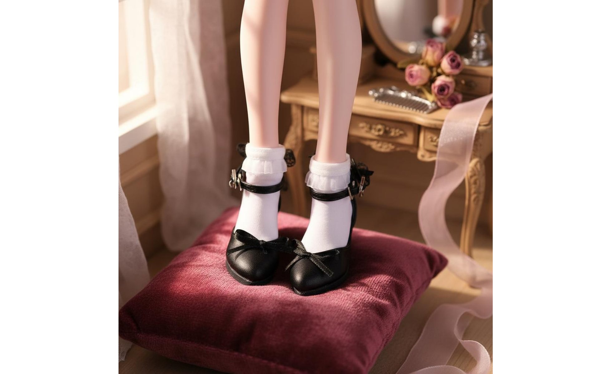 1/3 BJD Doll Shoes Elegant Design BJD High Heels Easy to Wear