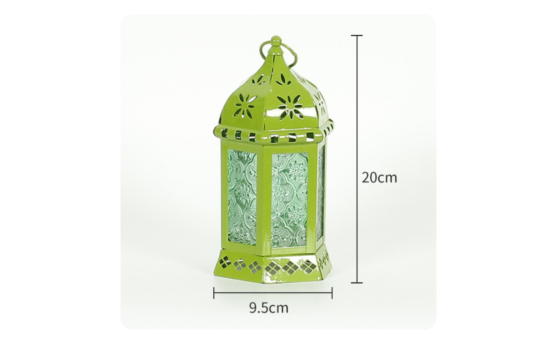 Moroccan Design Lantern Windproof Wrought Iron Candle Lantern Exotic Atmosphere