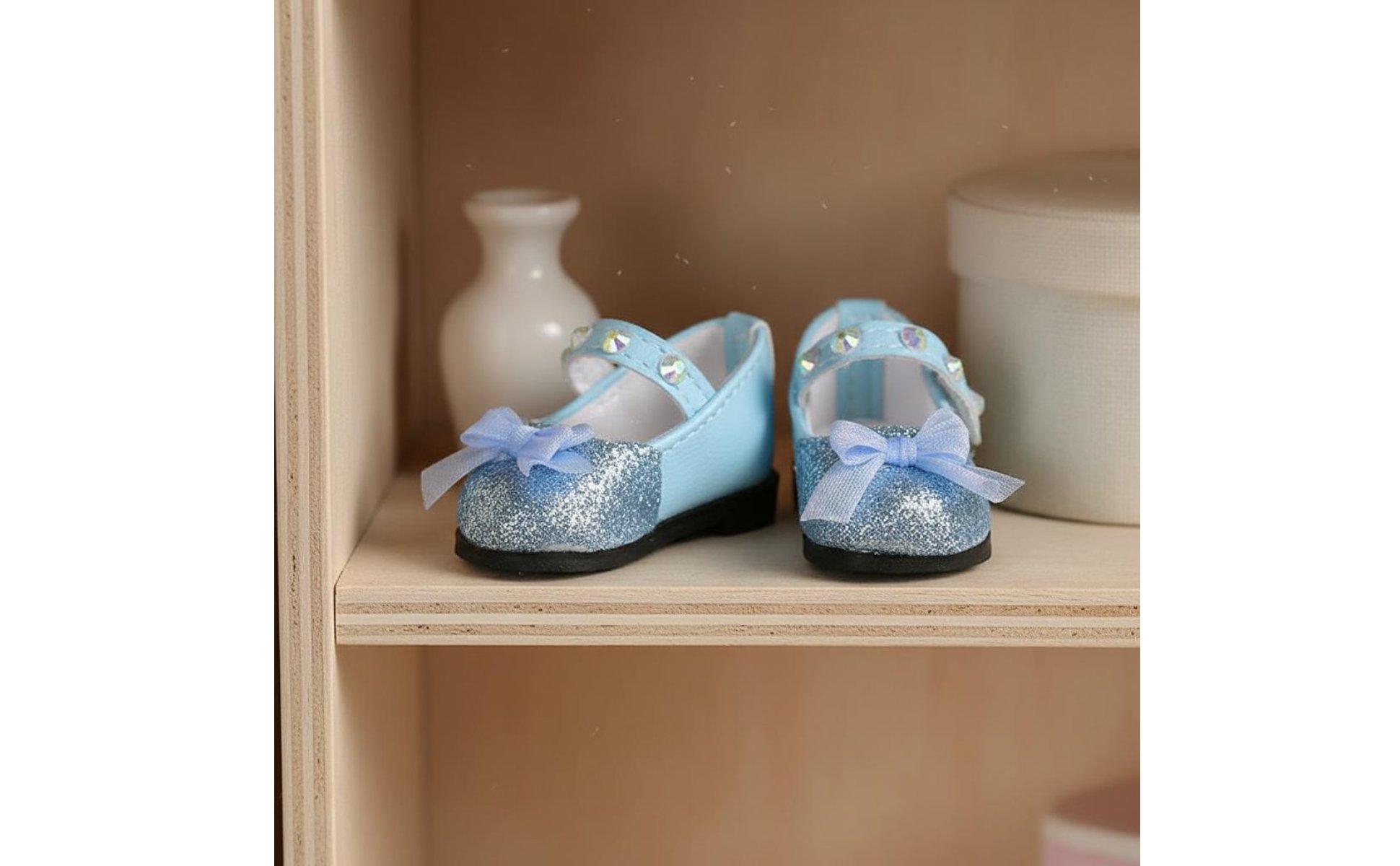 1/6 BJD Puppenschuhe niedliches Design Puppenschuhe mit Schleife