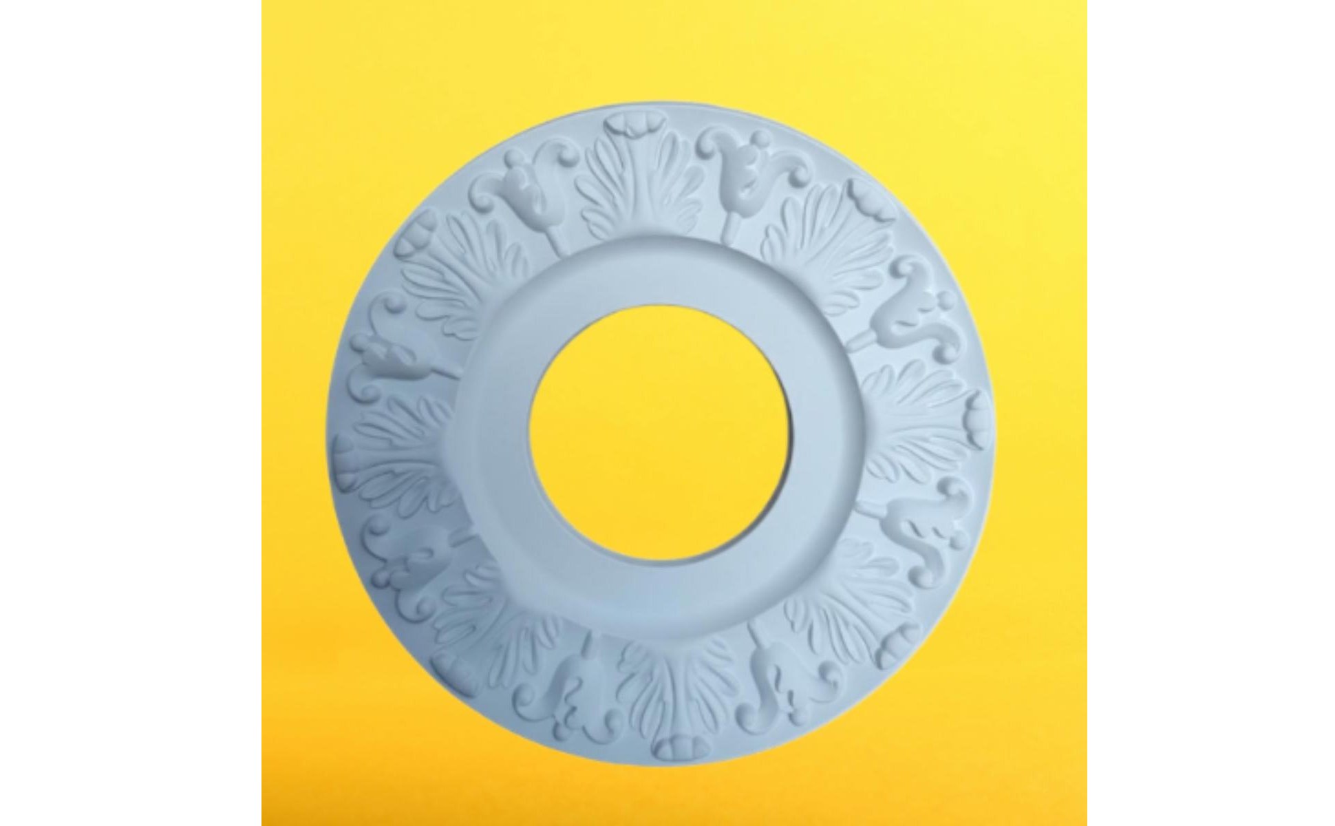 PU Ceiling Medallion French Design Ceiling Medallion Elegant Design for Villa