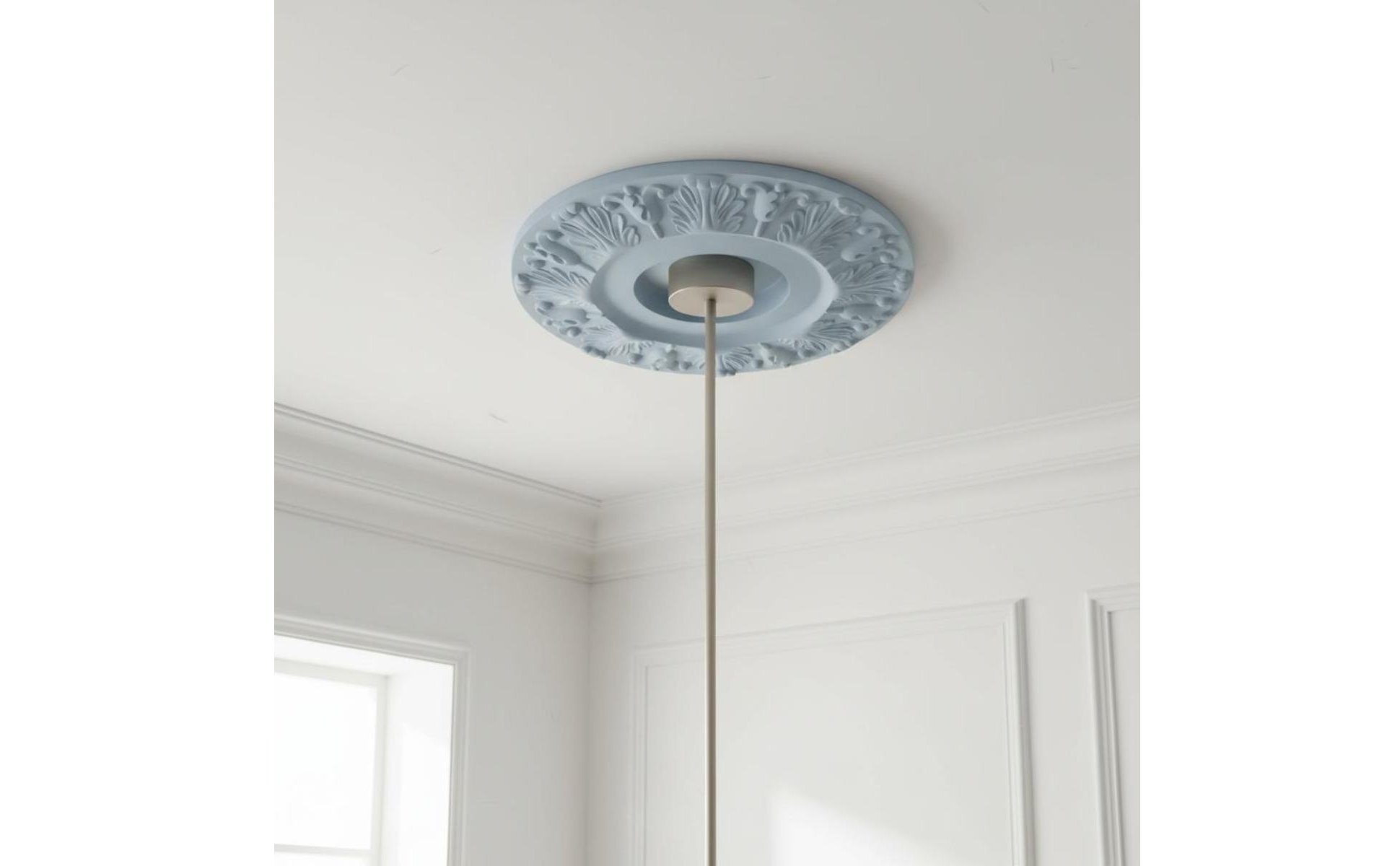 PU Ceiling Medallion French Design Ceiling Medallion Elegant Design for Villa