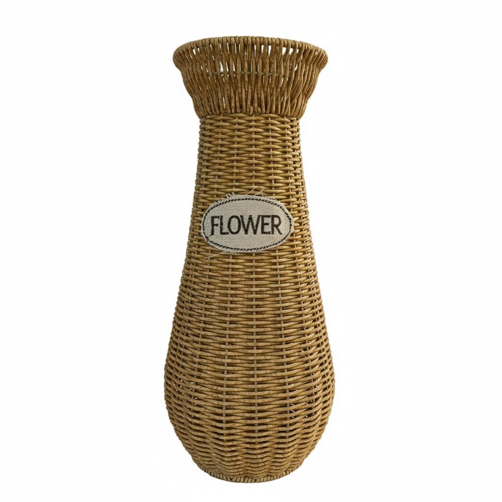 Imitation Rattan Vase Minimalist Design Home Decoration for Living Room