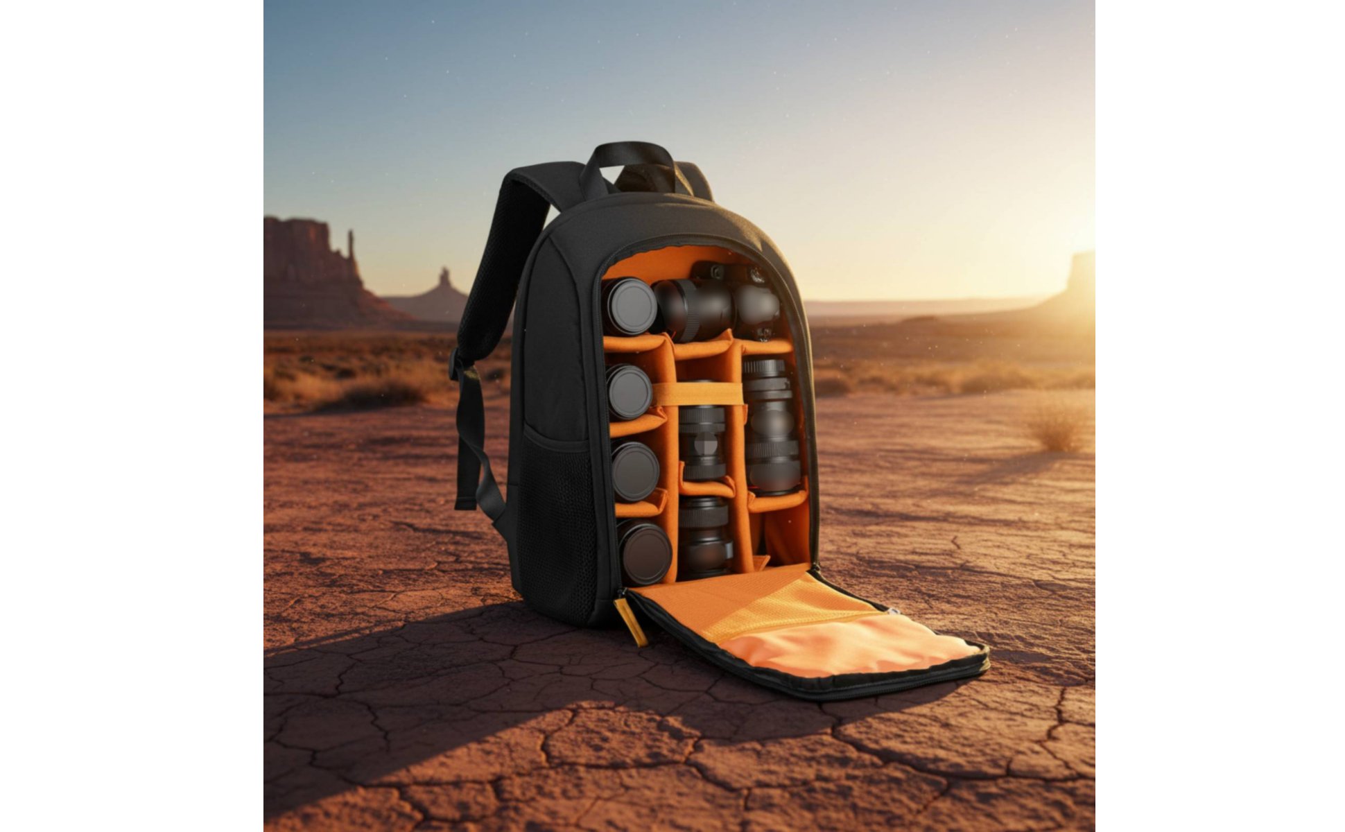 DSLR Camera Backpack Waterproof Photography Laptop Backpack Large Capacity