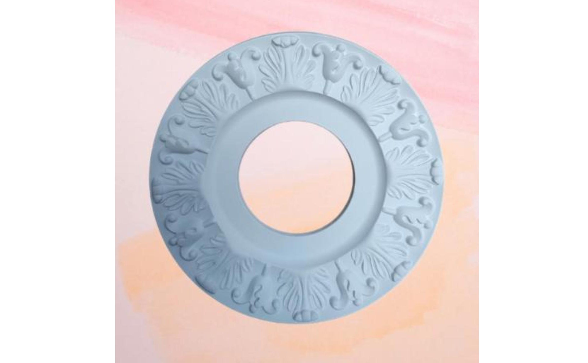 PU Ceiling Medallion French Design Ceiling Medallion Elegant Design for Villa