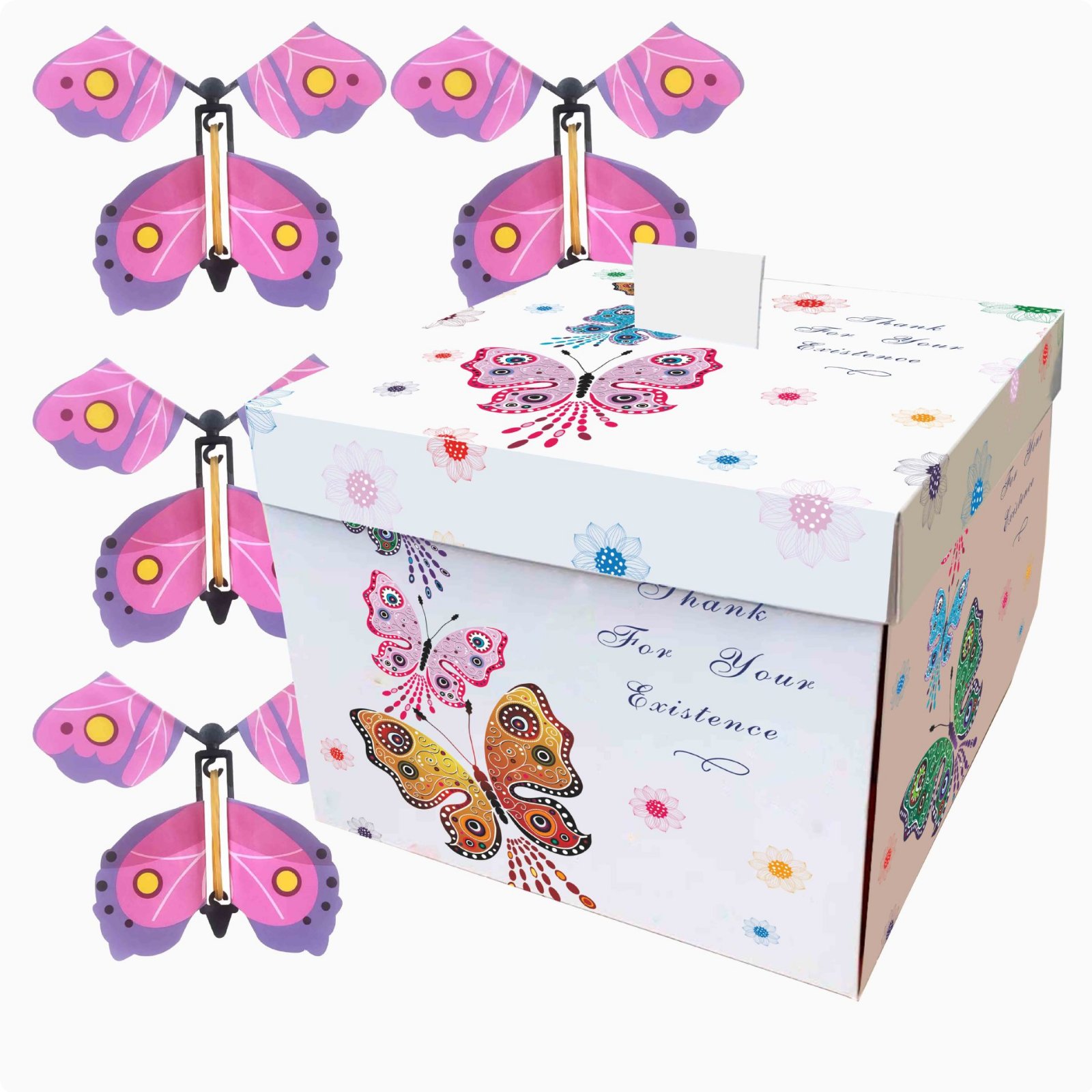Butterfly Burst Box Holiday Themed Novelty Item Magical Experience for Her