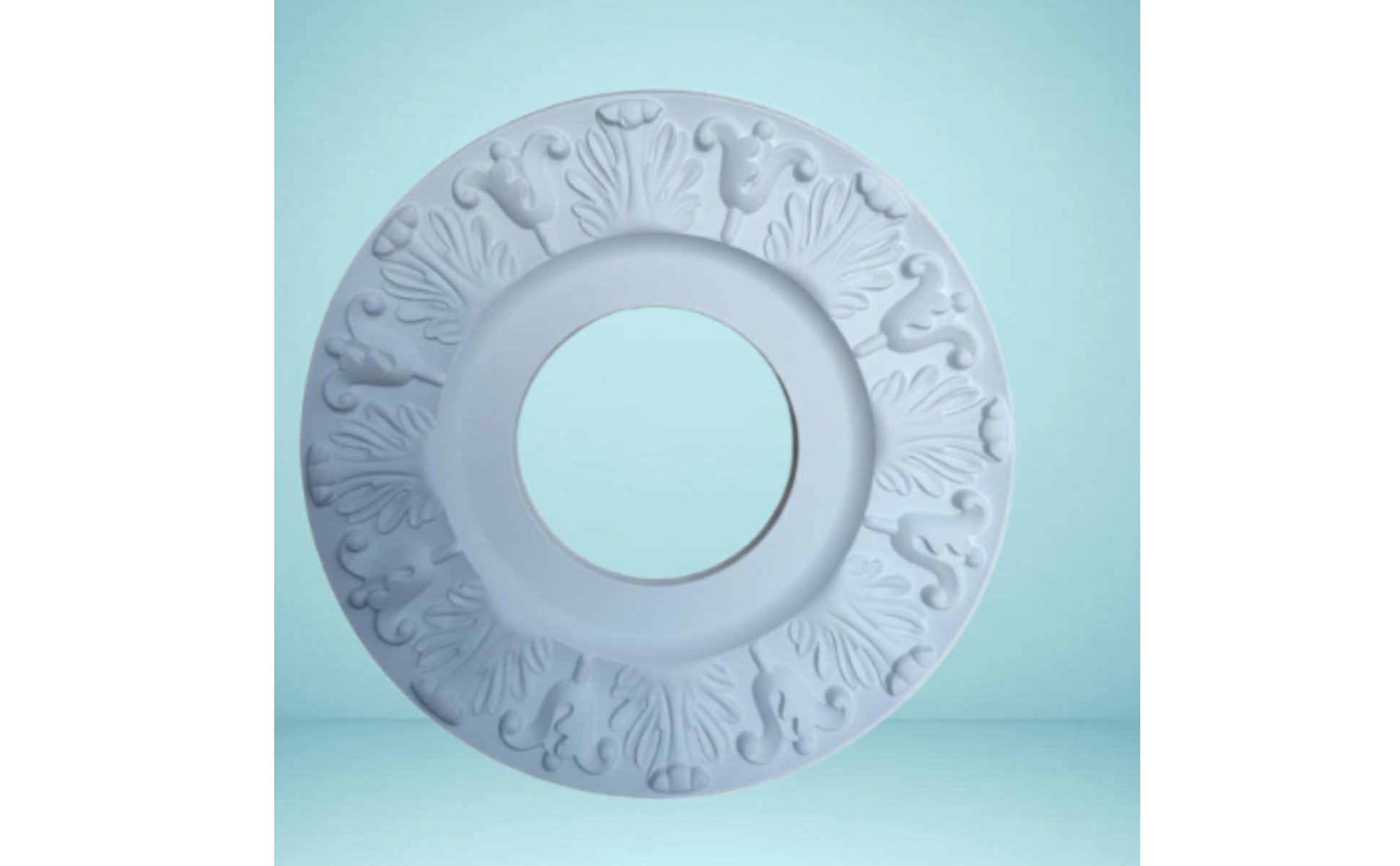 PU Ceiling Medallion French Design Ceiling Medallion Elegant Design for Villa
