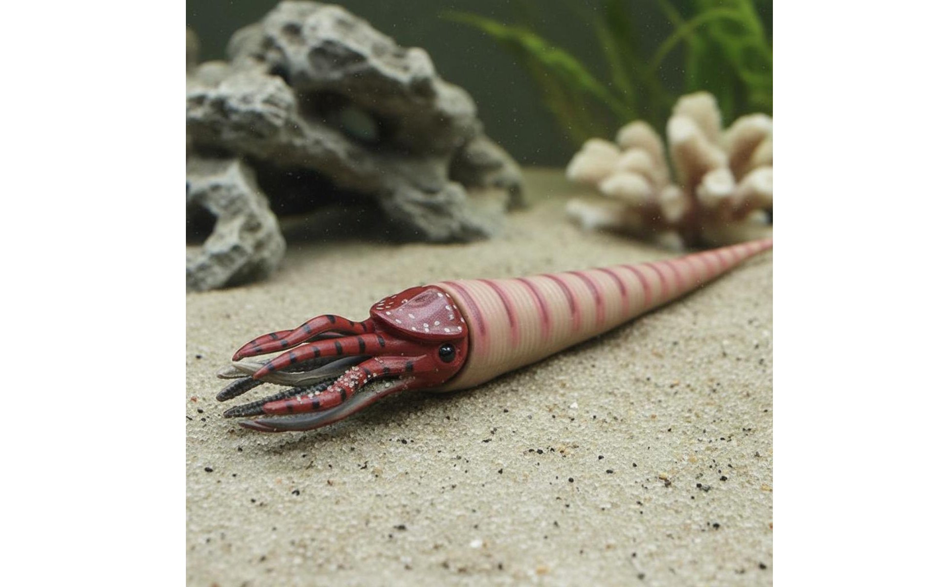 Realistic Crab Model Highly Detailed Three-Speckled Crab Toy Educational