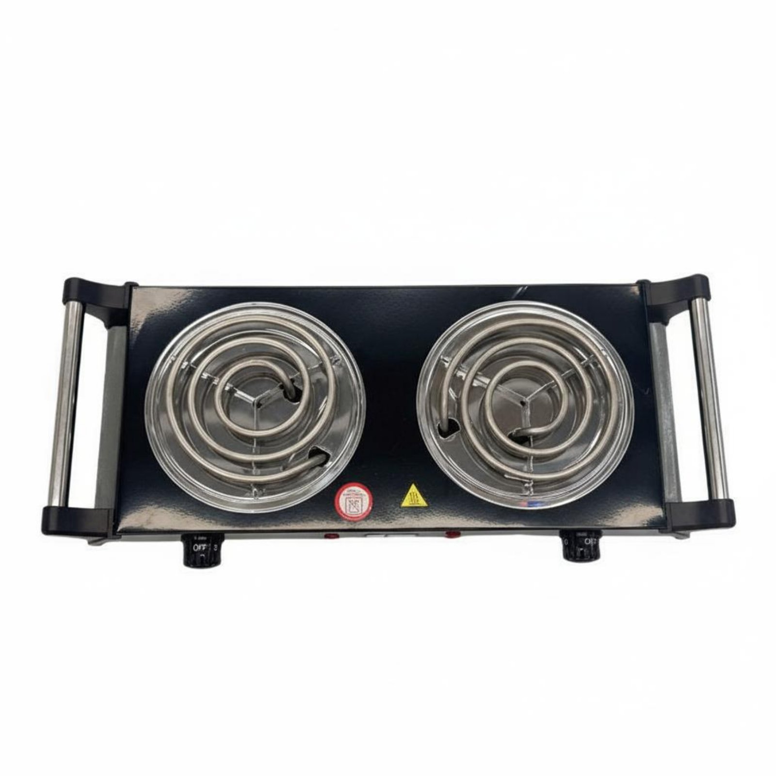 Portable Electric Cooktop Adjustable Temperature Control Double Coil Electric