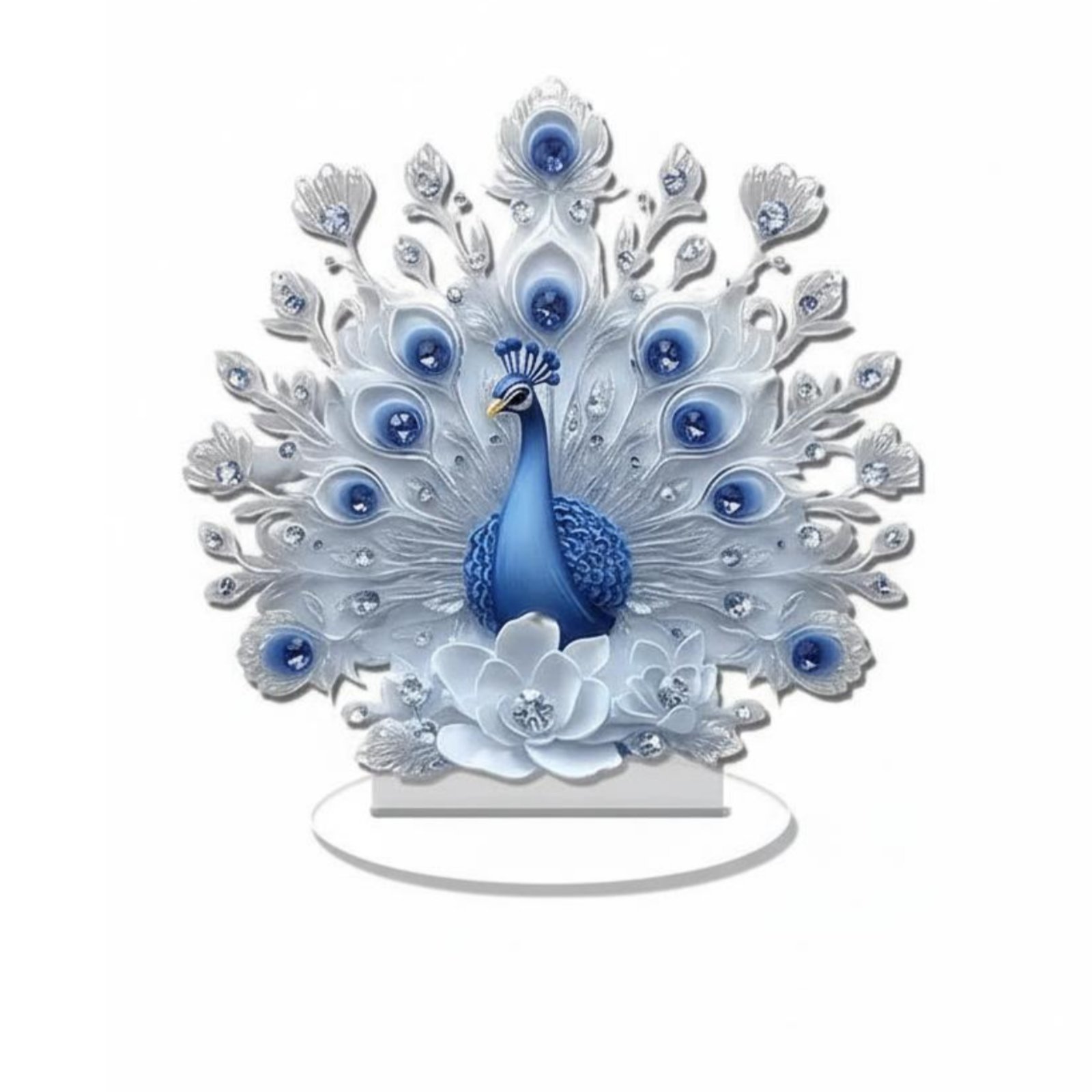 2D Acrylic Ornament Holiday Gift Flat Printed Standee Water-Proof for Mom, Dad