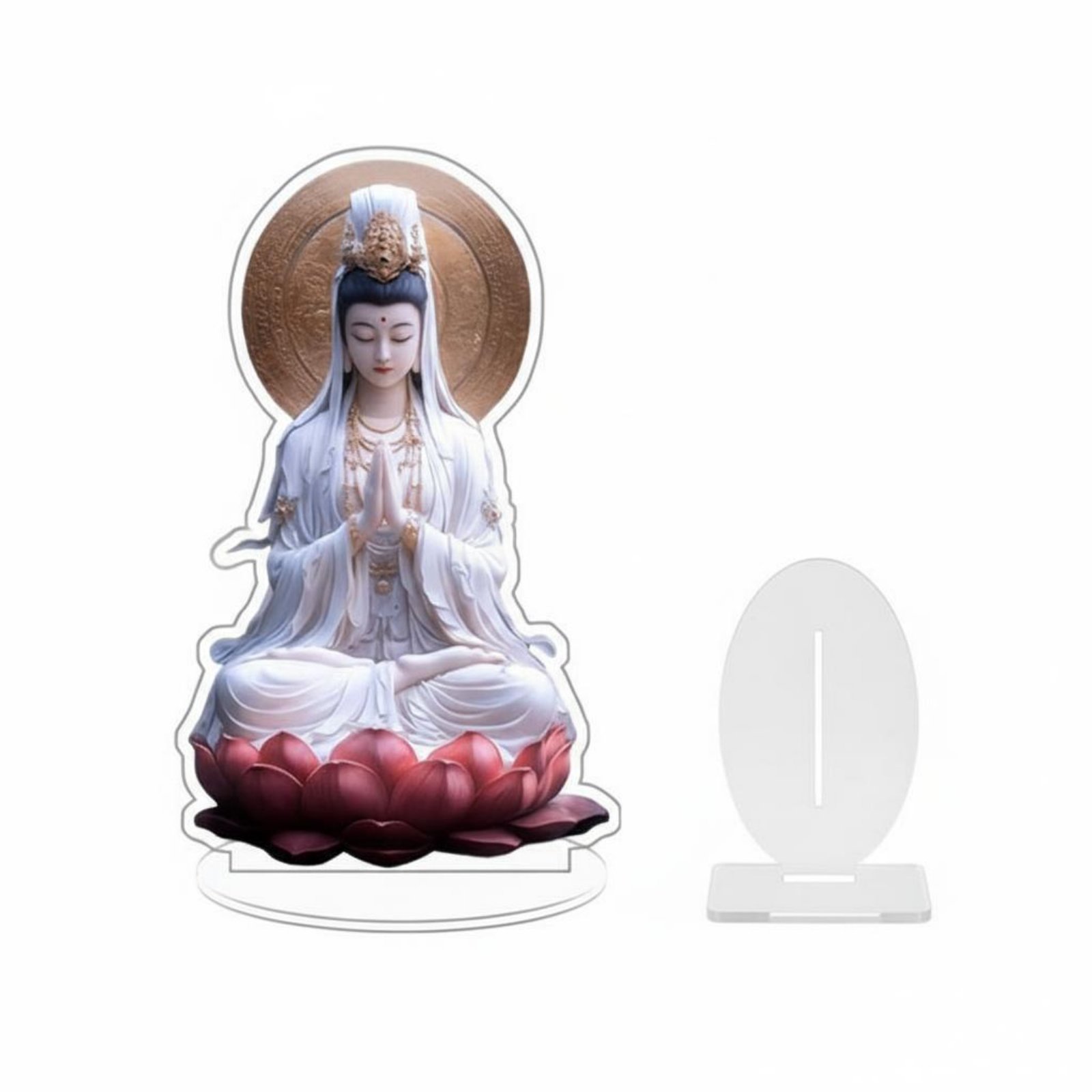 2D Acrylic Ornament Holiday Gift Flat Printed Standee Water-Proof for Mom, Dad