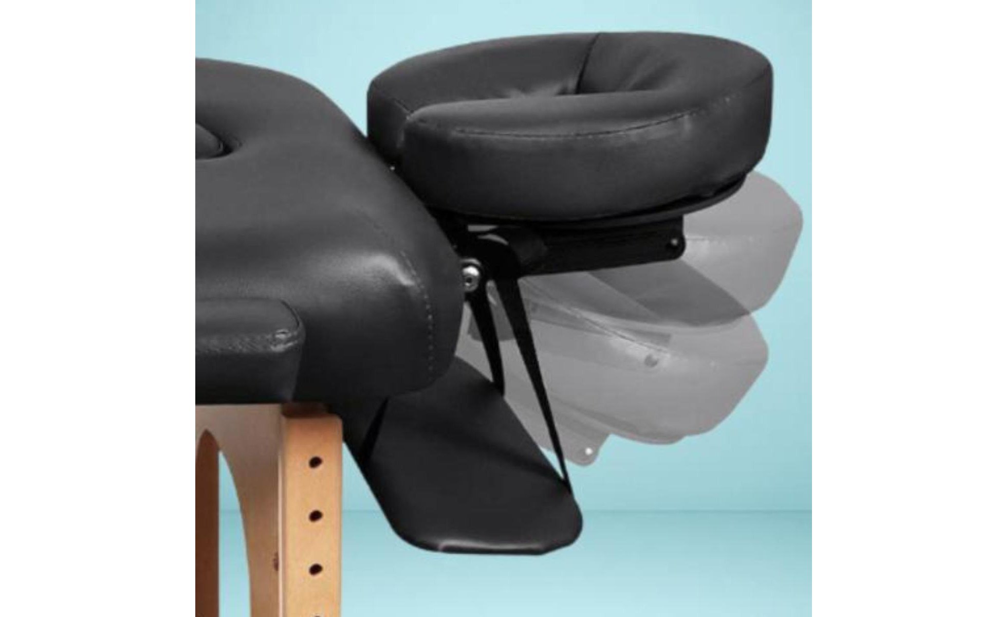 Verstellbare Massageliege Kopfstütze verstellbarer Winkel & Höhe für Kosmetiker