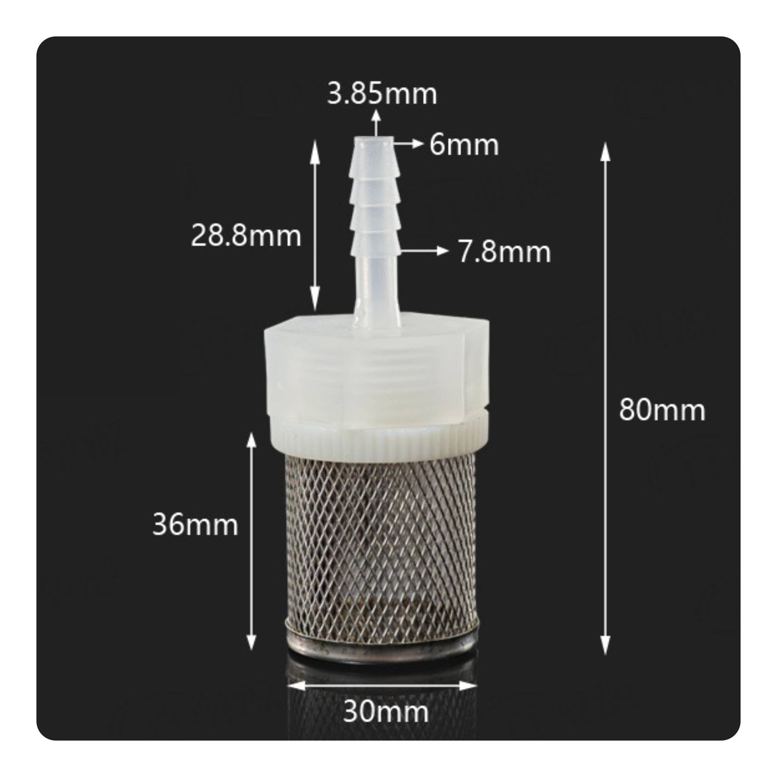Stainless Steel Mesh Strainer Filters Debris Water Pump Inlet Filter detailed image 5