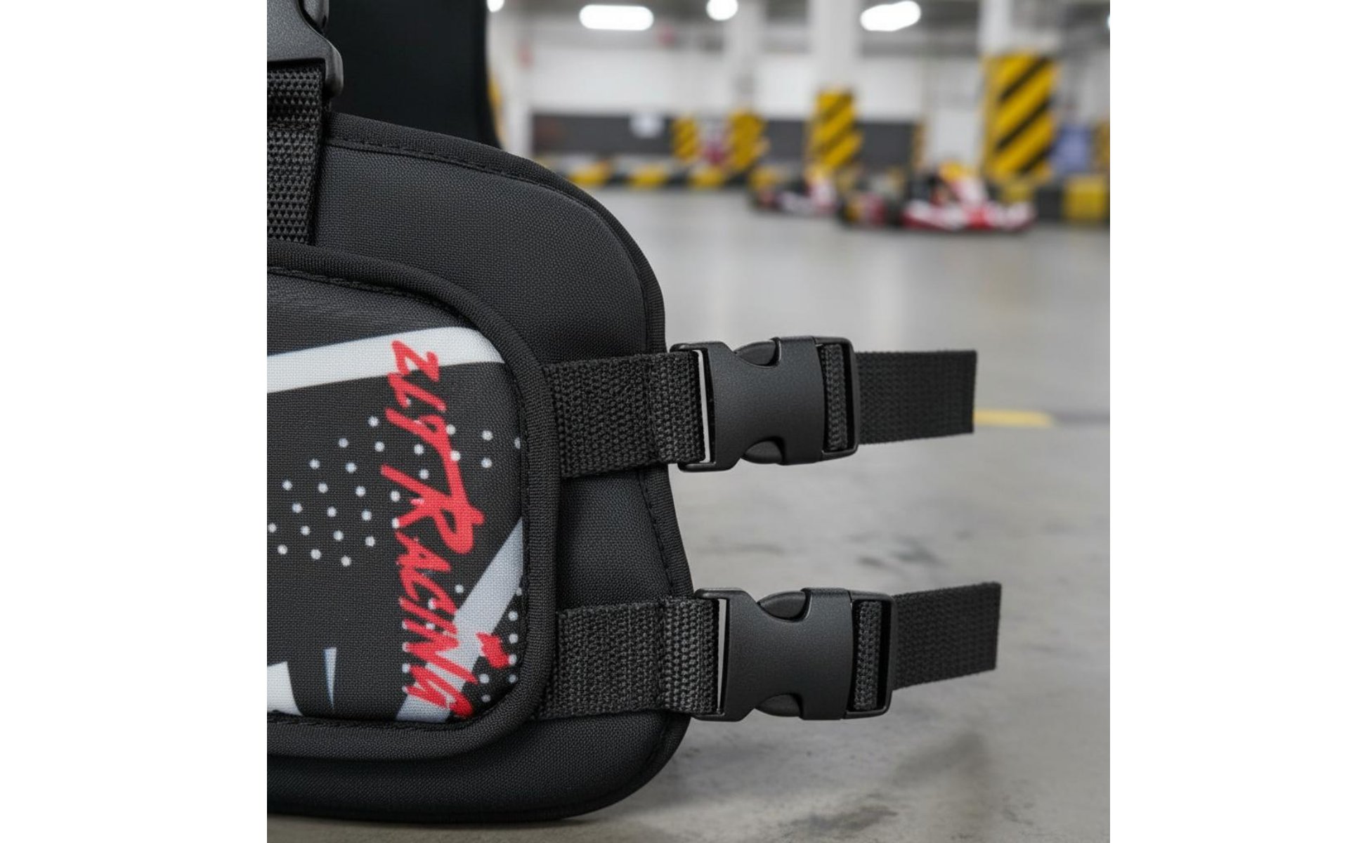 Go-Kart Rib Protector Shock Absorption Karting Rib Vest Adjustable Straps