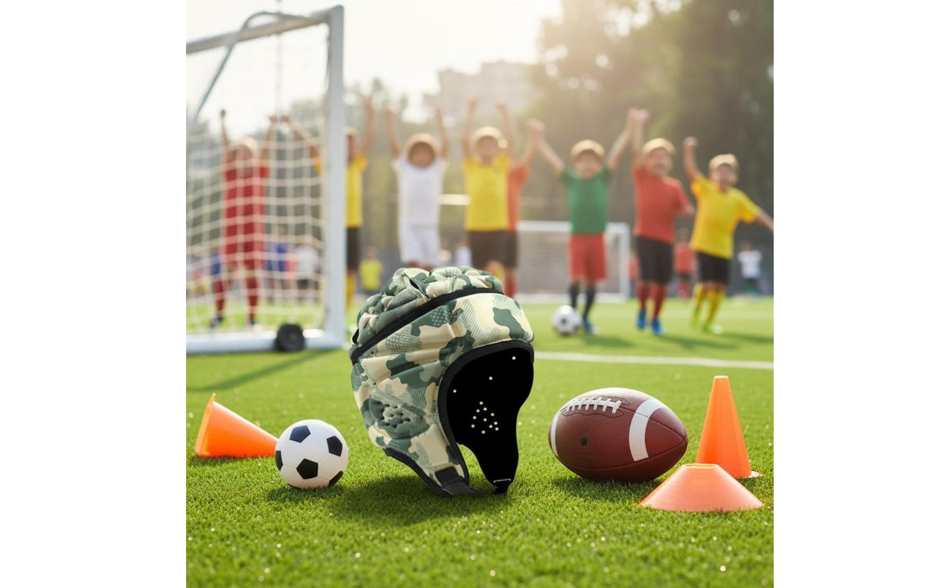 Casque de Protection Anti-Collision Rembourrage En Mousse pour Enfants, Jeunes