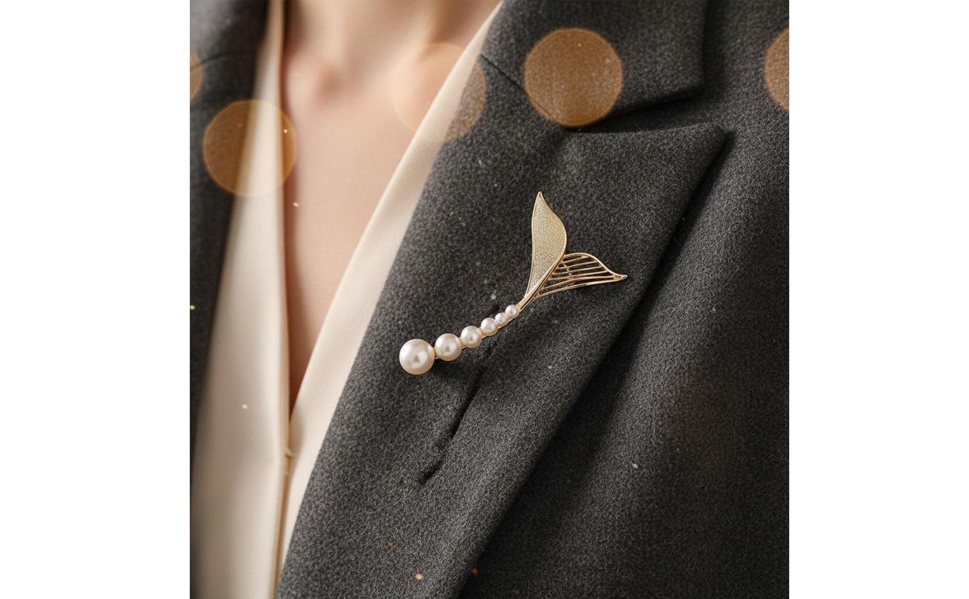 Broche Papillon Avec Perles D'imitation Épingle de Revers Décorative pour Femmes