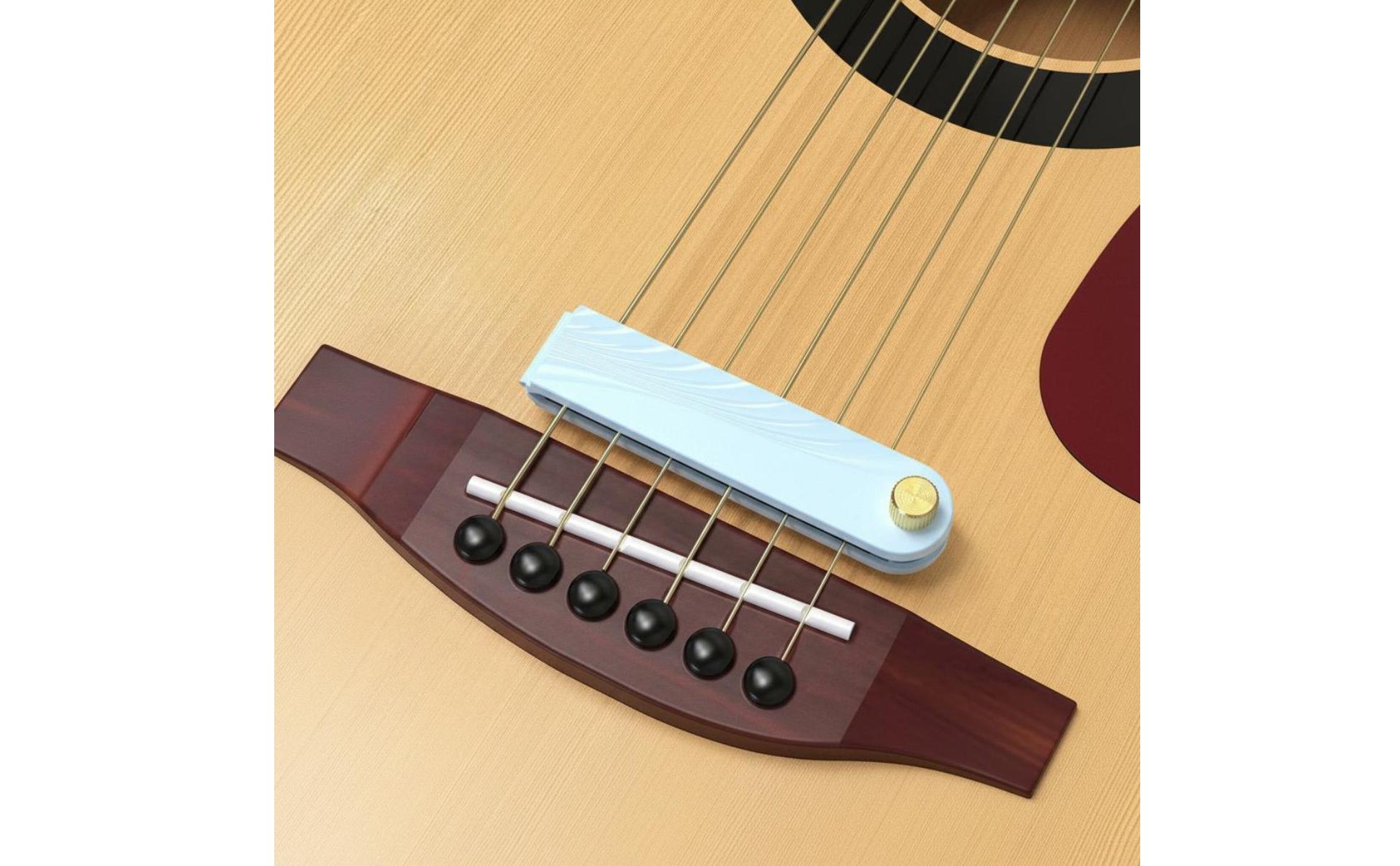 Gitarren-Dämpfer leises Üben Gitarren-Übungsschalldämpfer für Wohnheim, Anfänger
