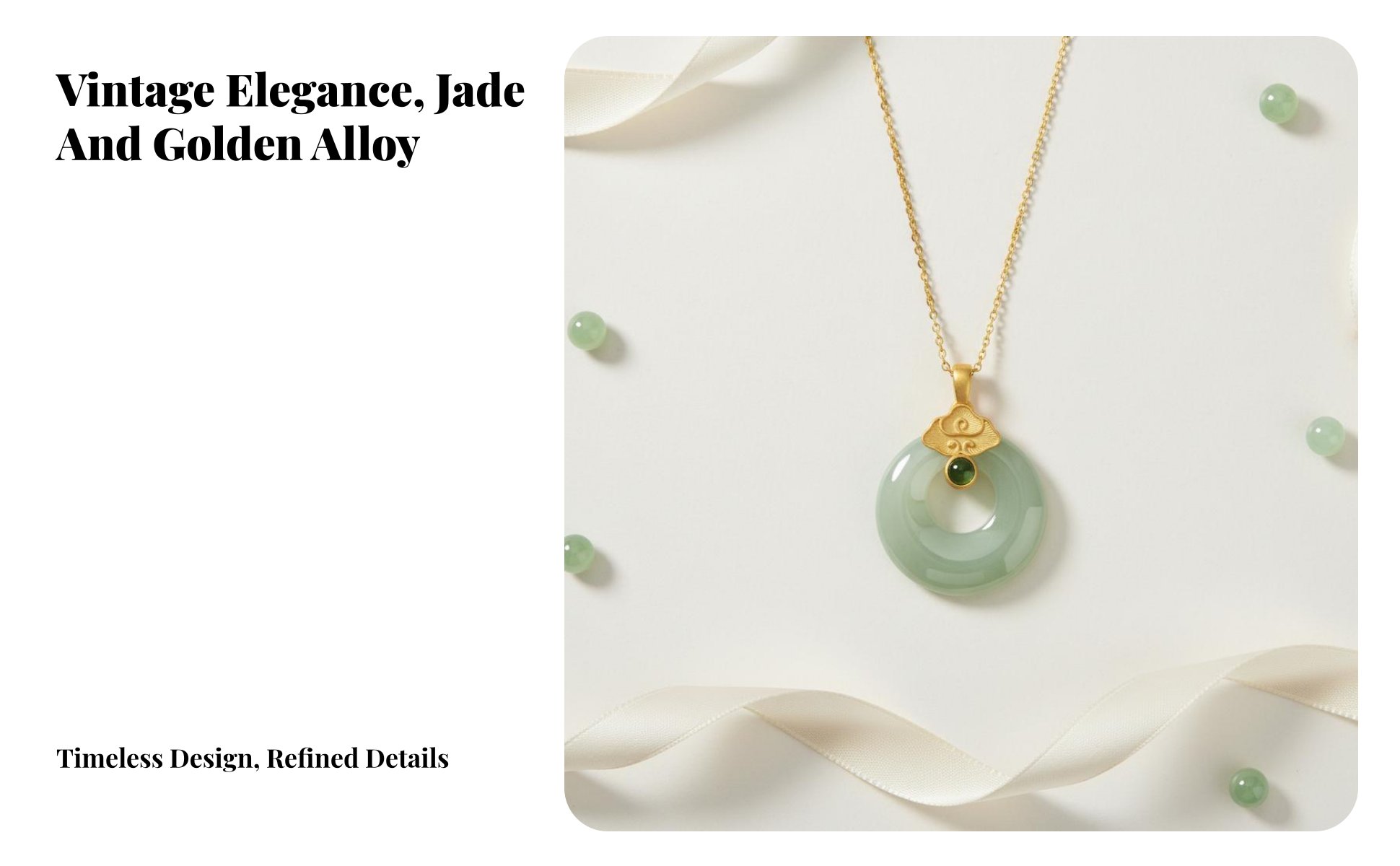 Jade Safety Buckle Necklace Mother's Day Gift Jade Safe Buckle Necklace for Moms