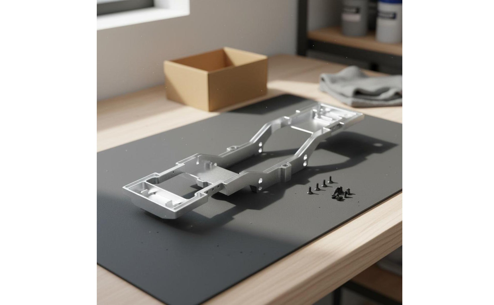 MN300 Upgrade Frame Anodized Finish 1/12 Scale Chassis Beam Sturdy Construction