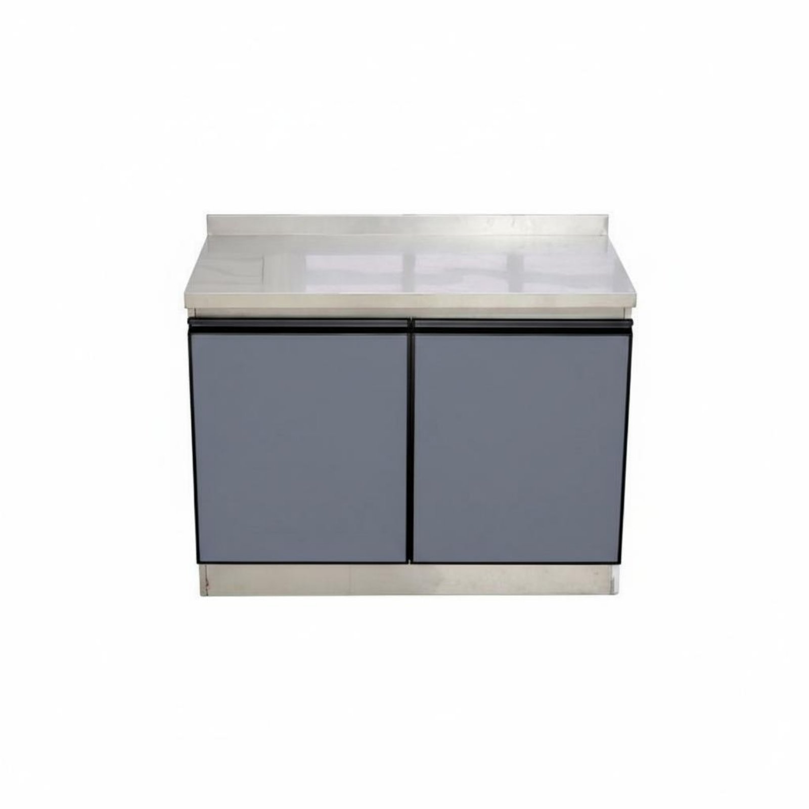 Stainless Steel Kitchen Cabinet Easy to Clean Kitchen Foundation Cabinet for