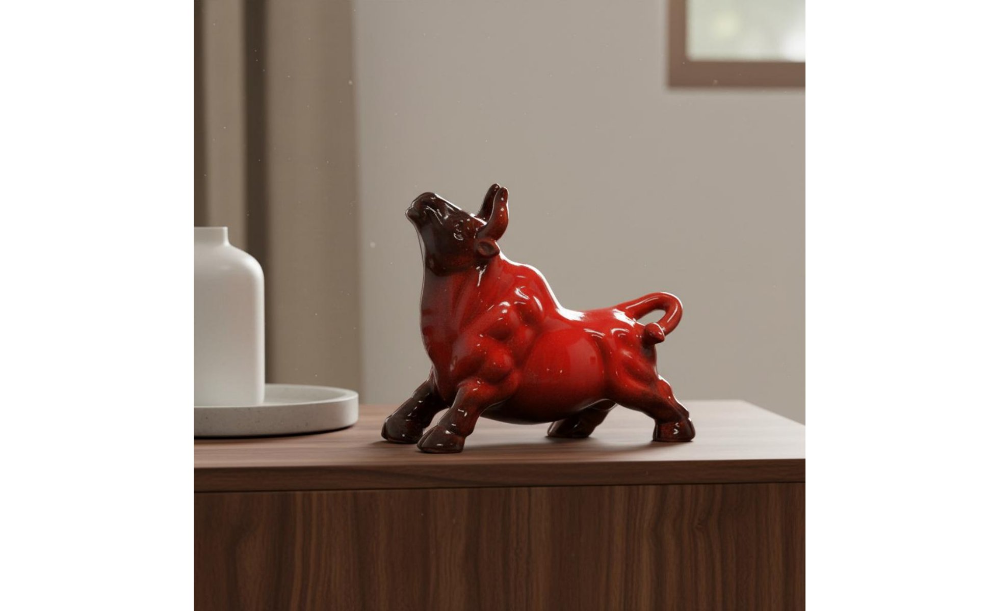 Astrological Ox Ornament Creative Design Chinese Astrological Ox Sculpture