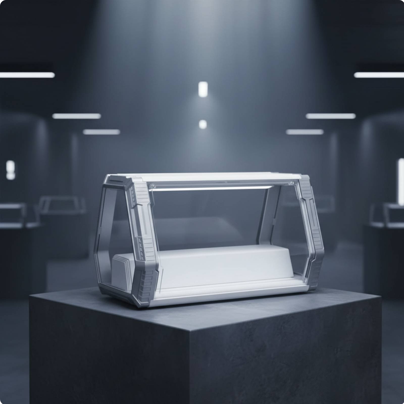Figuren Vitrine mit Licht USB-Stromversorgung Figuren Schaukasten stapelbar