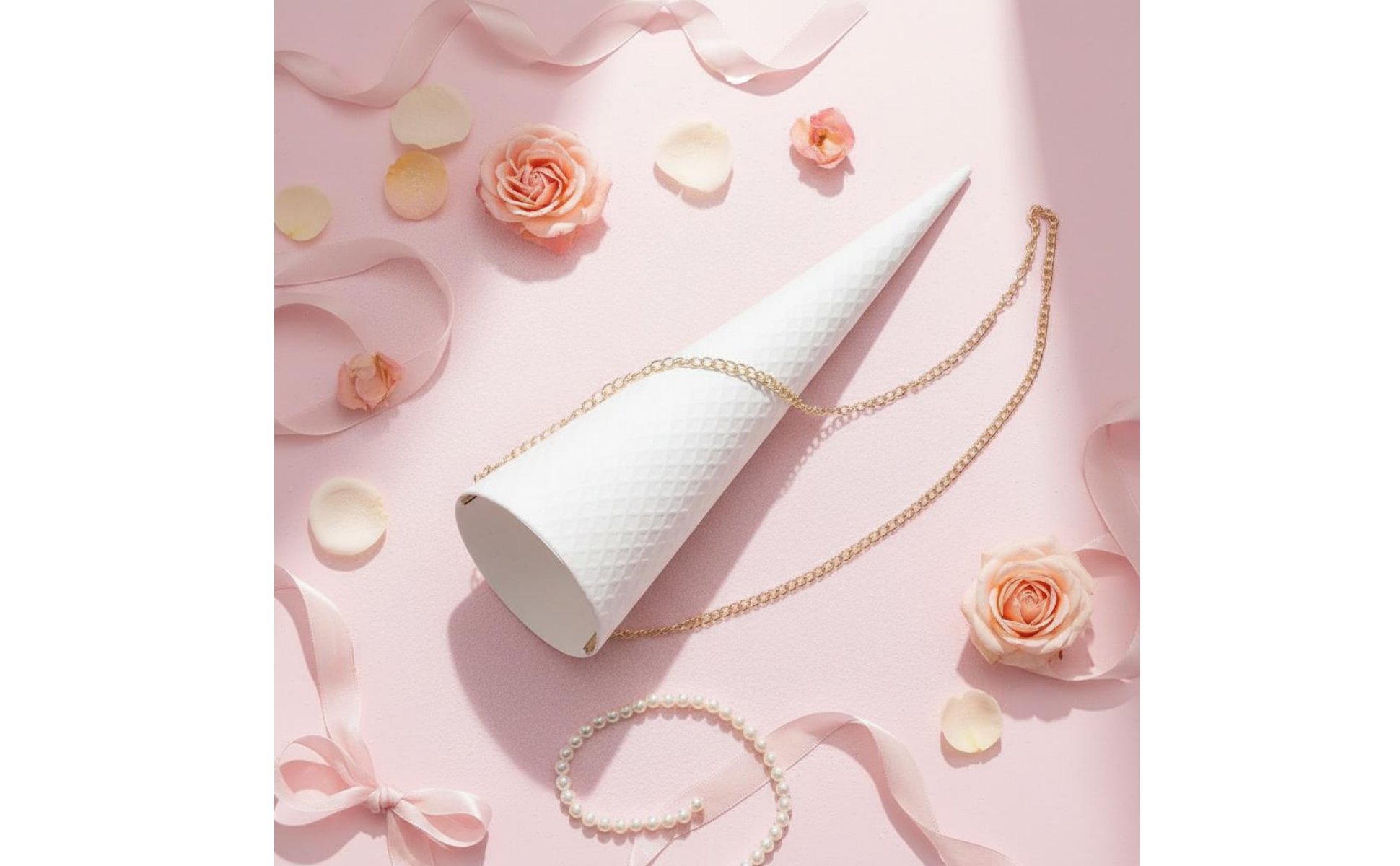 5 Pieces Ice Cream Cone Flower Box Portable Waffle Cone Flower Holder Versatile