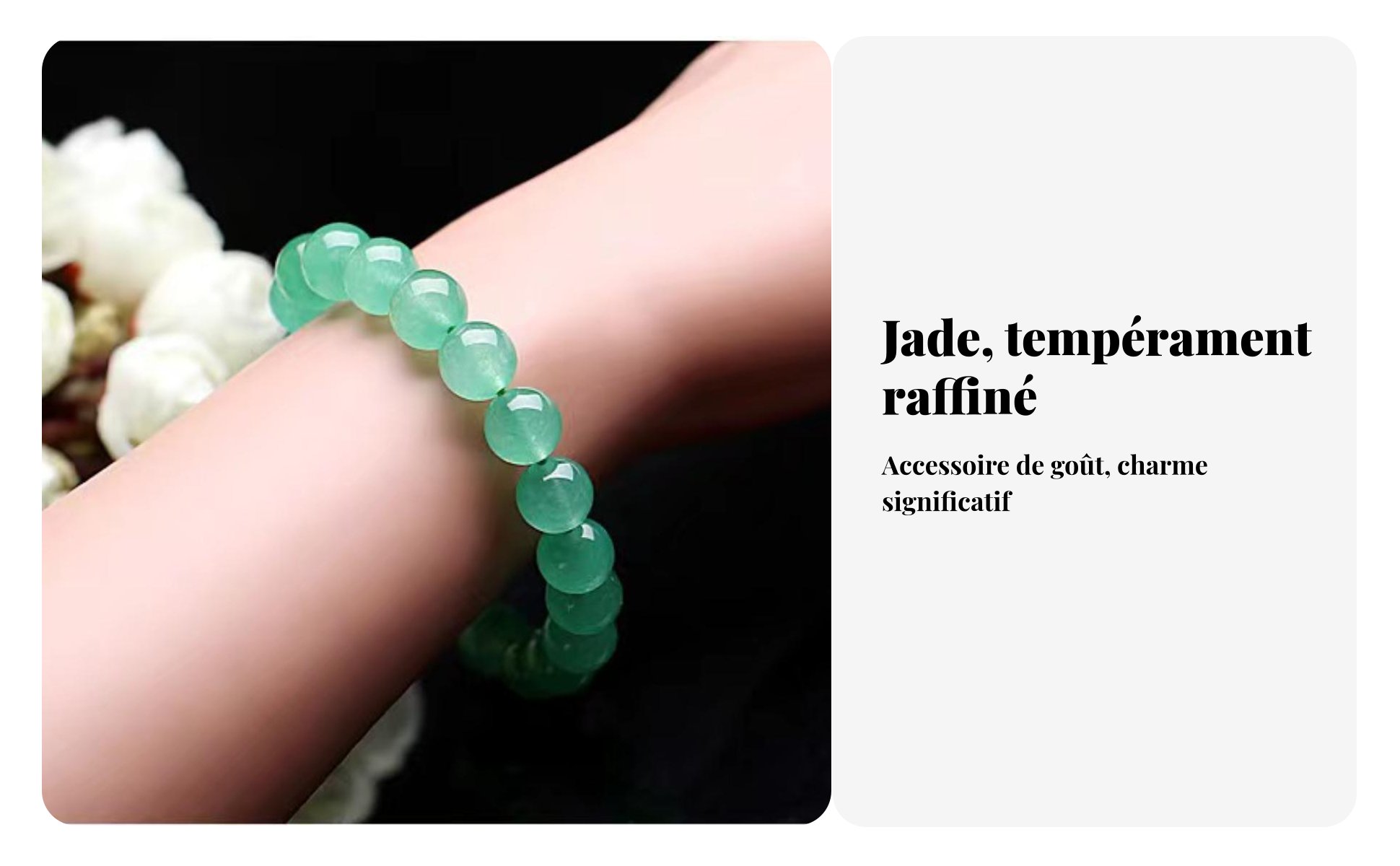 Bracelet En Perles D'aventurine Verte Unisexe Bracelet En Pierre Naturelle
