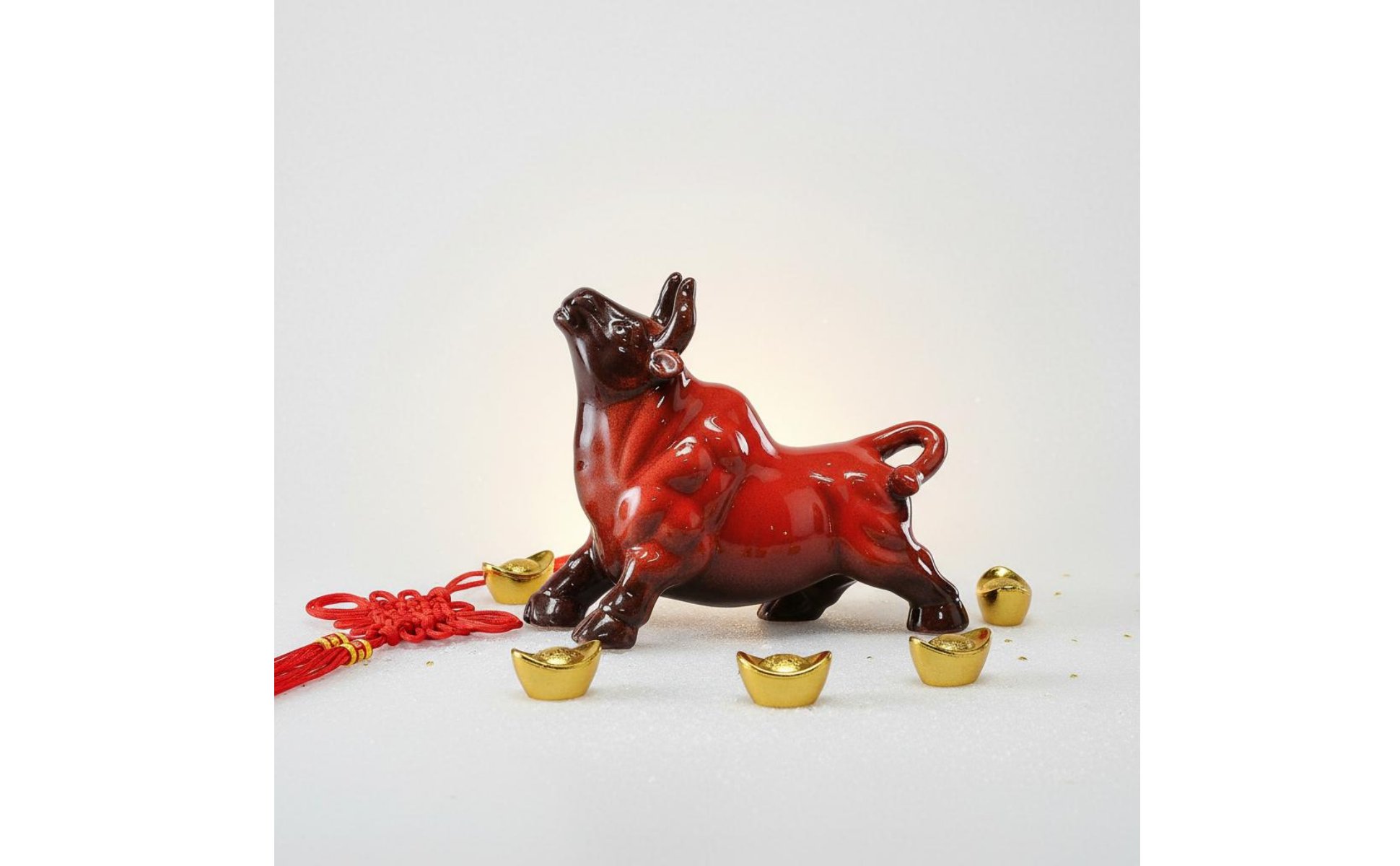 Astrological Ox Ornament Creative Design Chinese Astrological Ox Sculpture