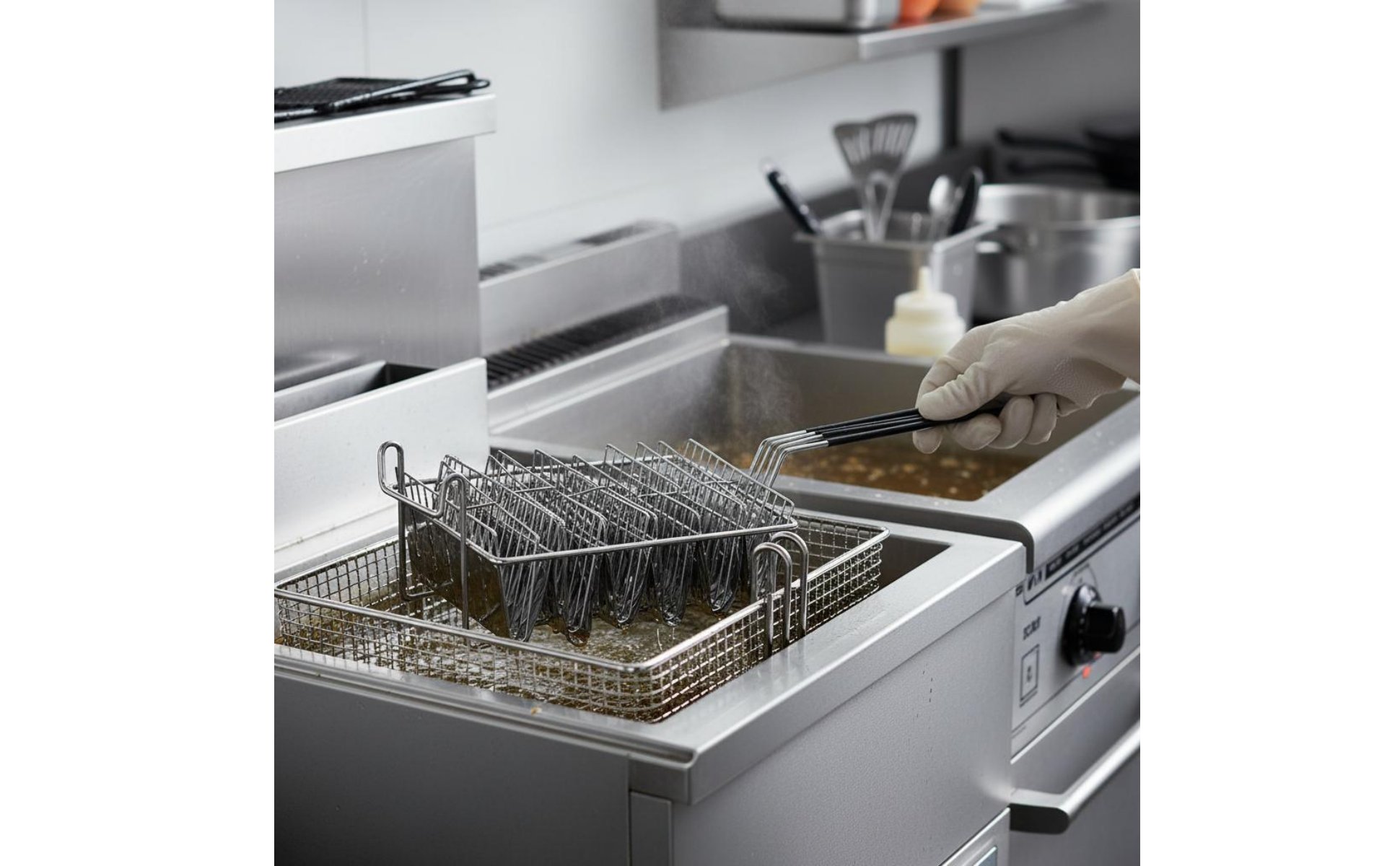 Taco Shell Fryer Basket Detachable Handle Taco Shell Molding Basket for Chefs