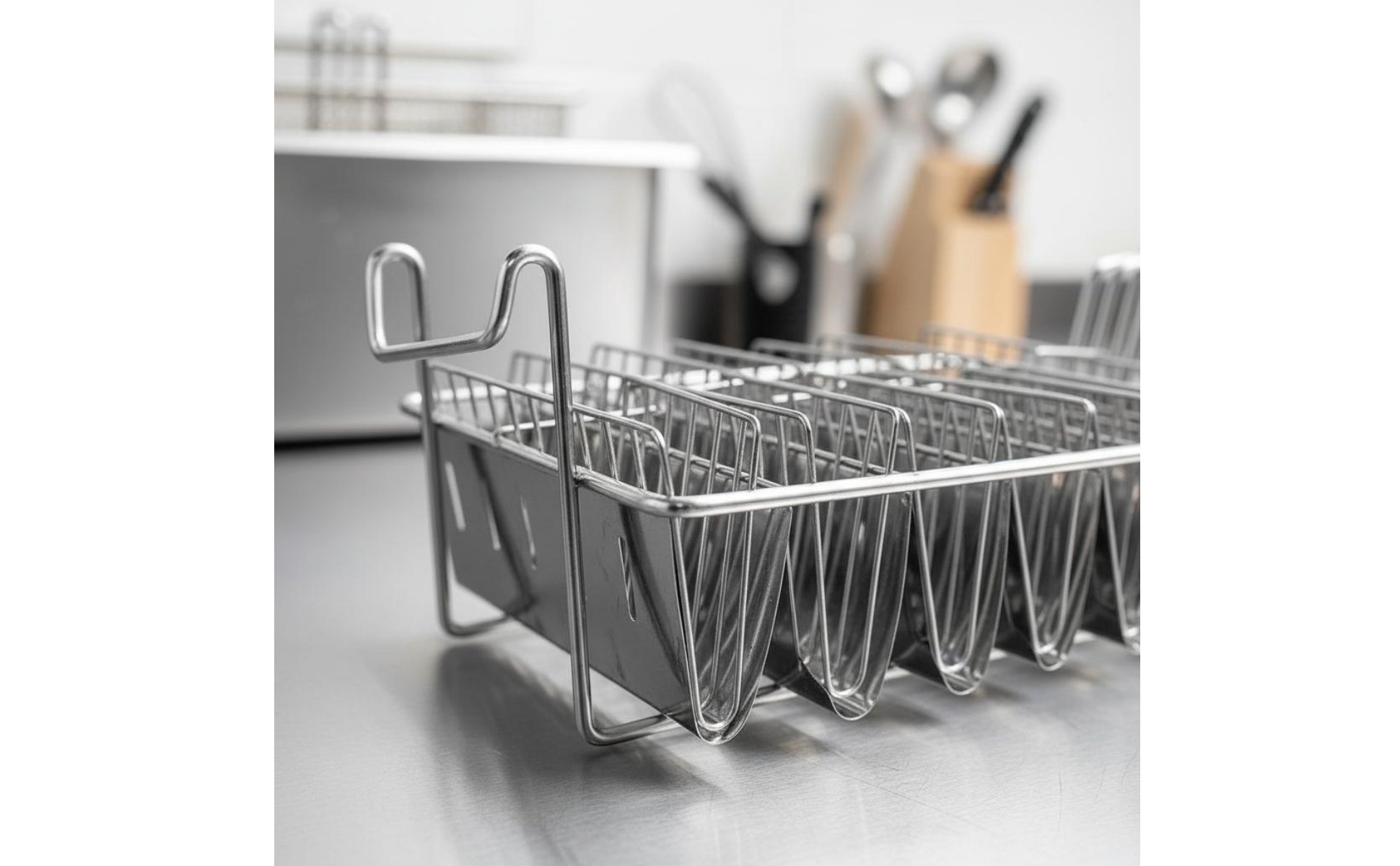 Taco Shell Fryer Basket Detachable Handle Taco Shell Molding Basket for Chefs