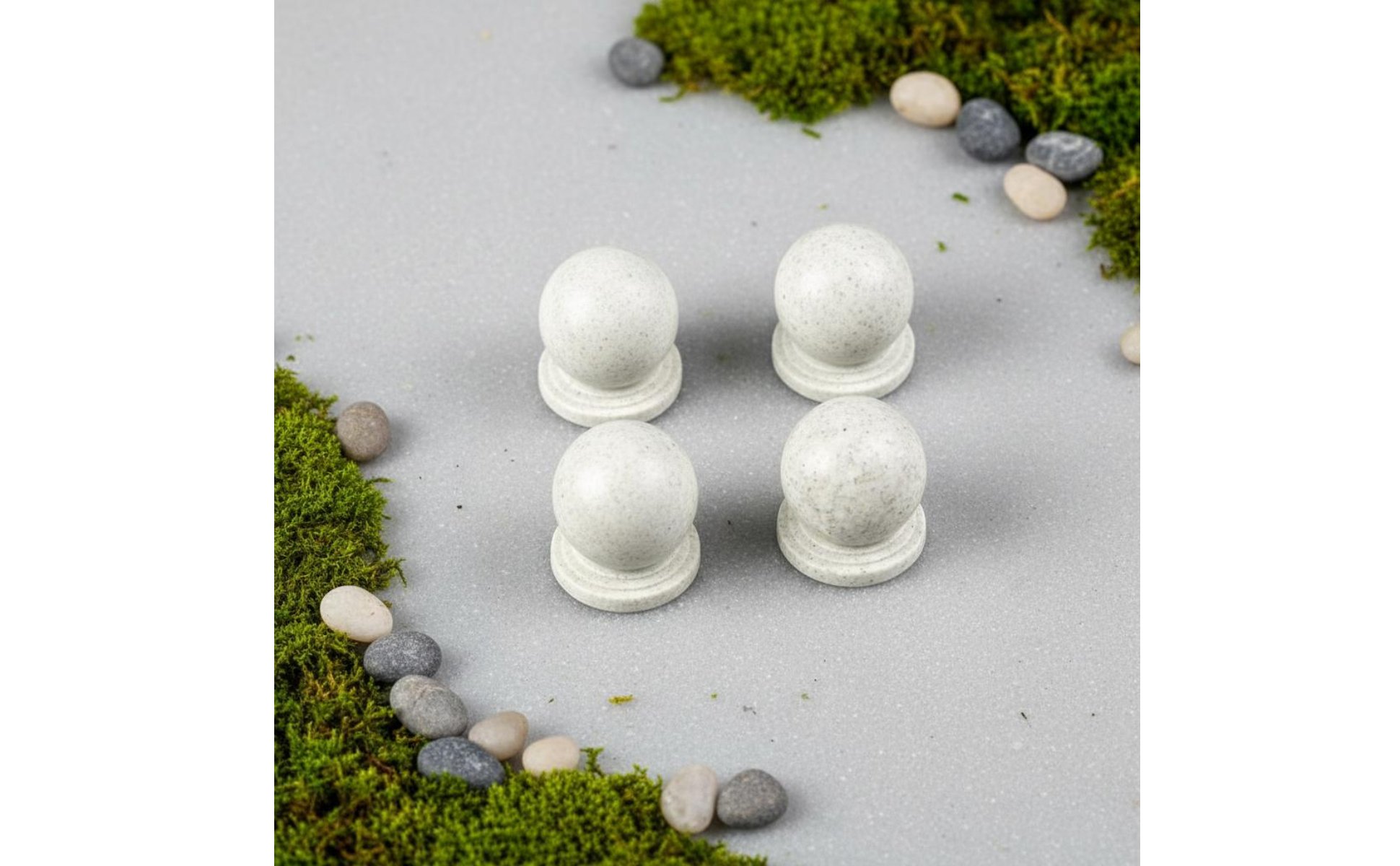 Miniature Stone Bollard Versatile Scene Decor Model Traffic Barrier