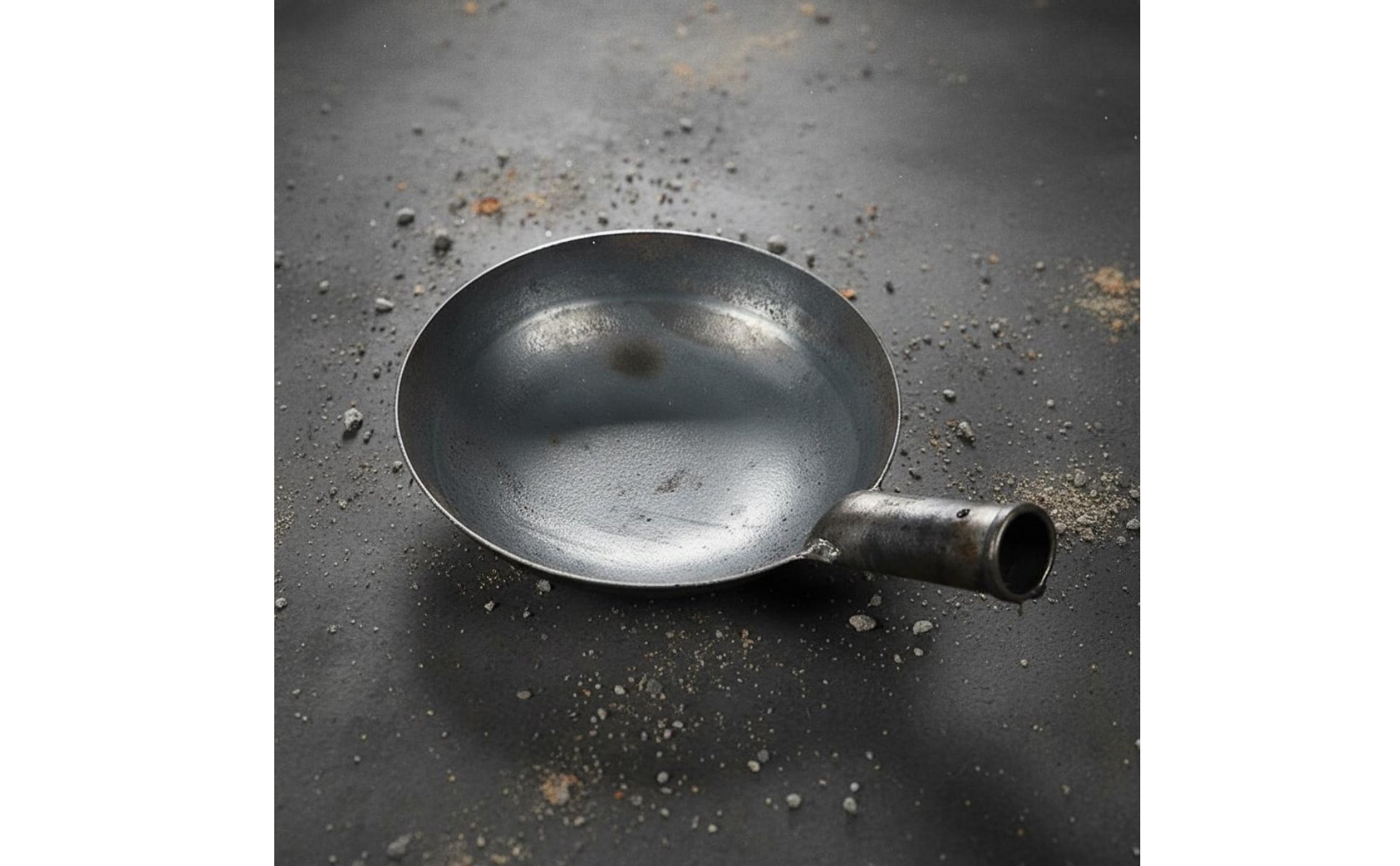 Forged Iron Ladle Head Single-Piece Construction Heavy Duty Scoop Replacement