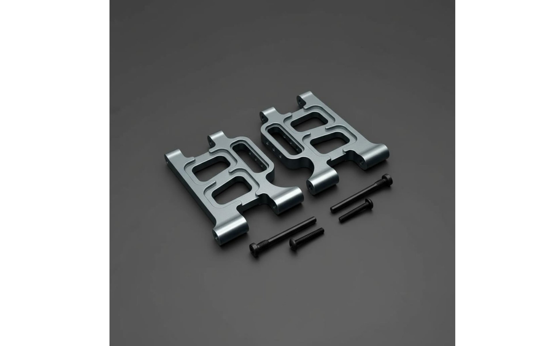 2 Pieces Front Lower Support Arm 6061 Aluminum RC Car Front A-Arm for Bashing