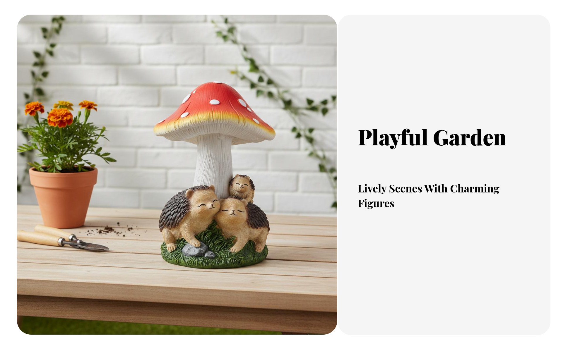 Solar Toadstool House Light Automatic On/deactivate Solar Toadstool House