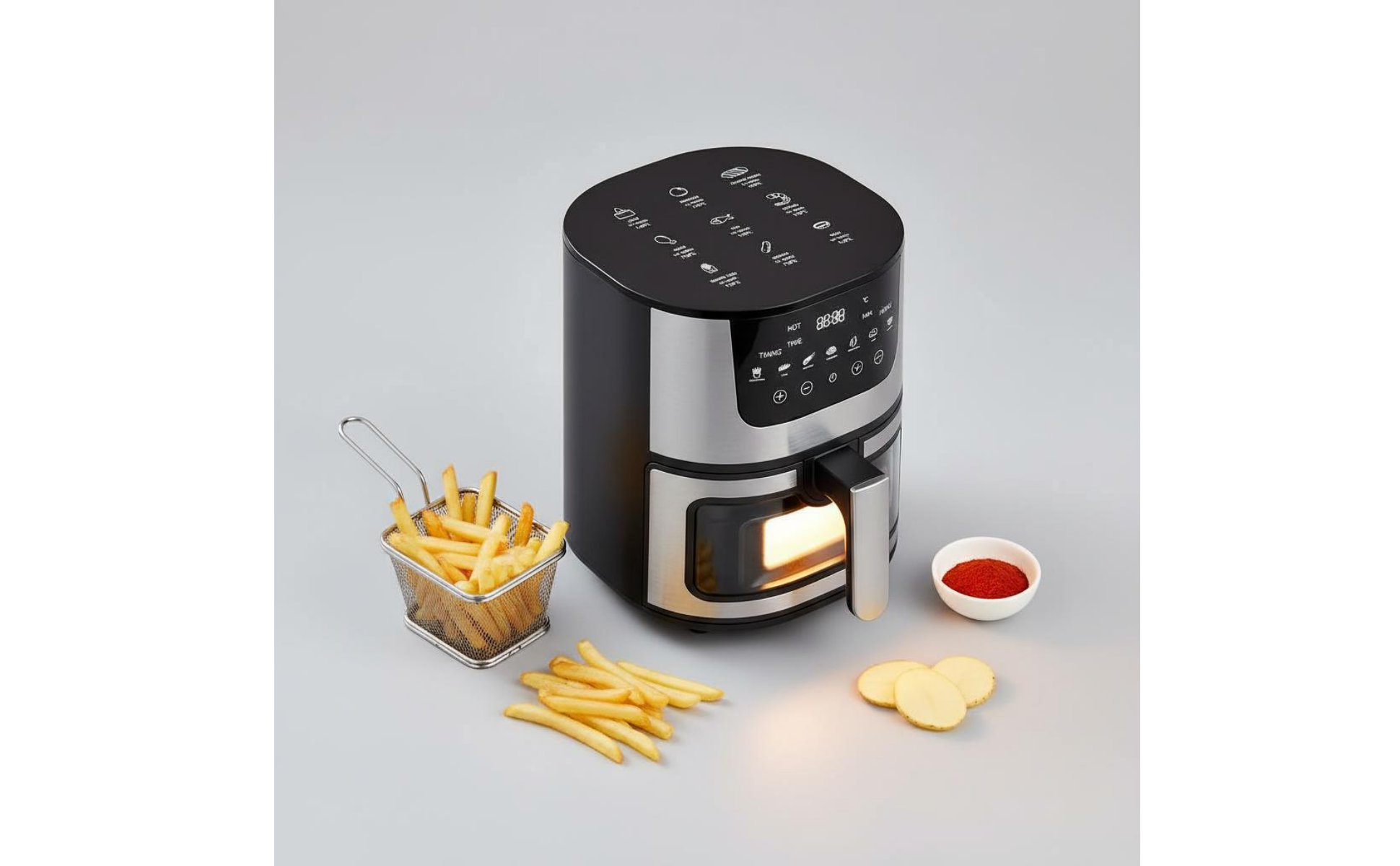 Electric Air Fryer Oil-No-Oil Cooking 7L Air Fryer Oven Multi-Functional