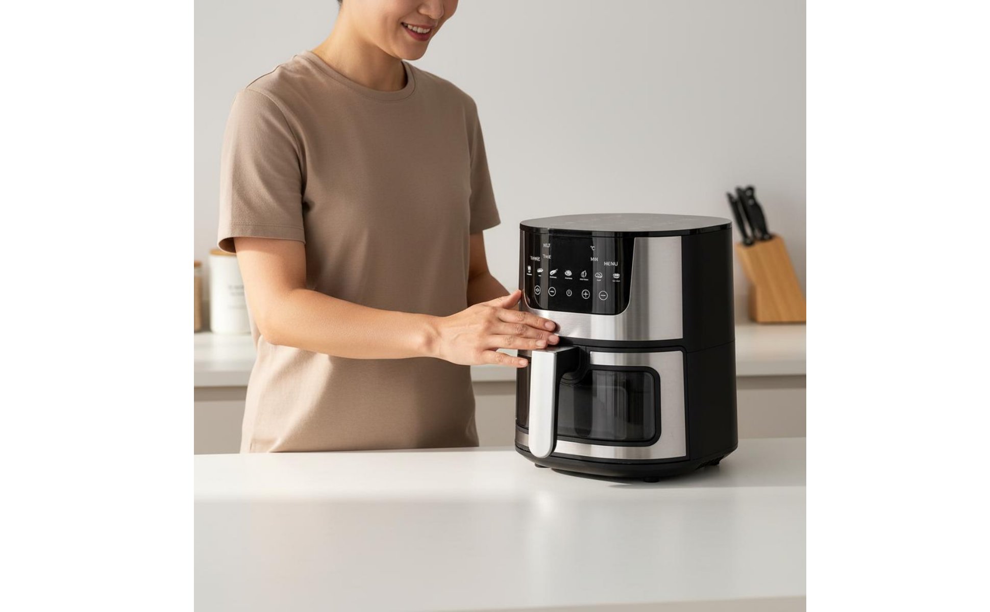 Electric Air Fryer Oil-No-Oil Cooking 7L Air Fryer Oven Multi-Functional