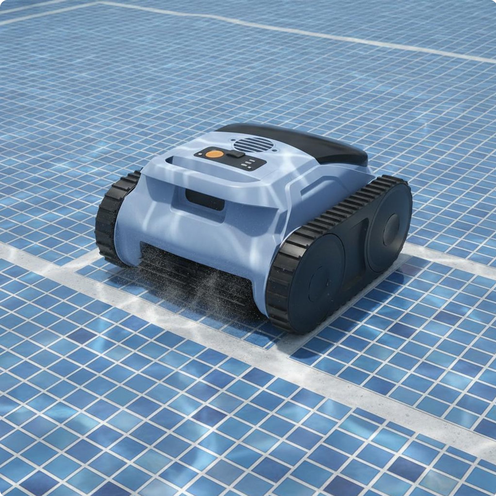 Robotic Pool Cleaner Extended Runtime Automatic Pool Cleaning Robot