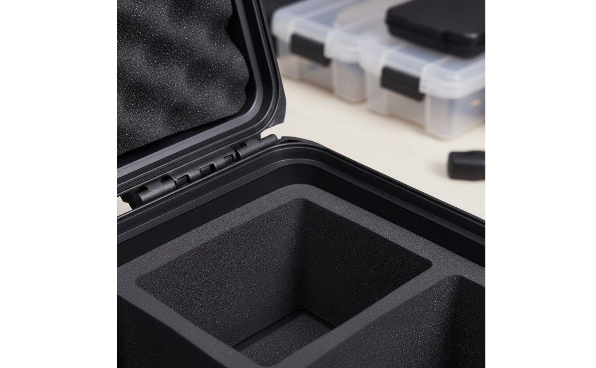 Angelrollenkoffer wasserdicht Schutzkoffer für Angelrollen Hartschale für Angler